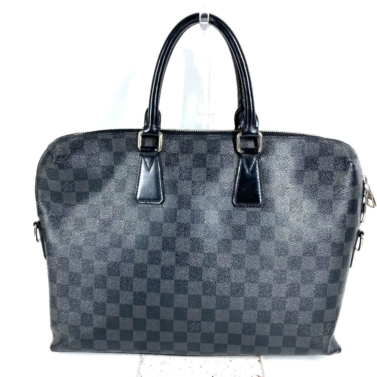 Louis Vuitton Black Damier Graphite Briefcase Handbag (Pre-Owned)