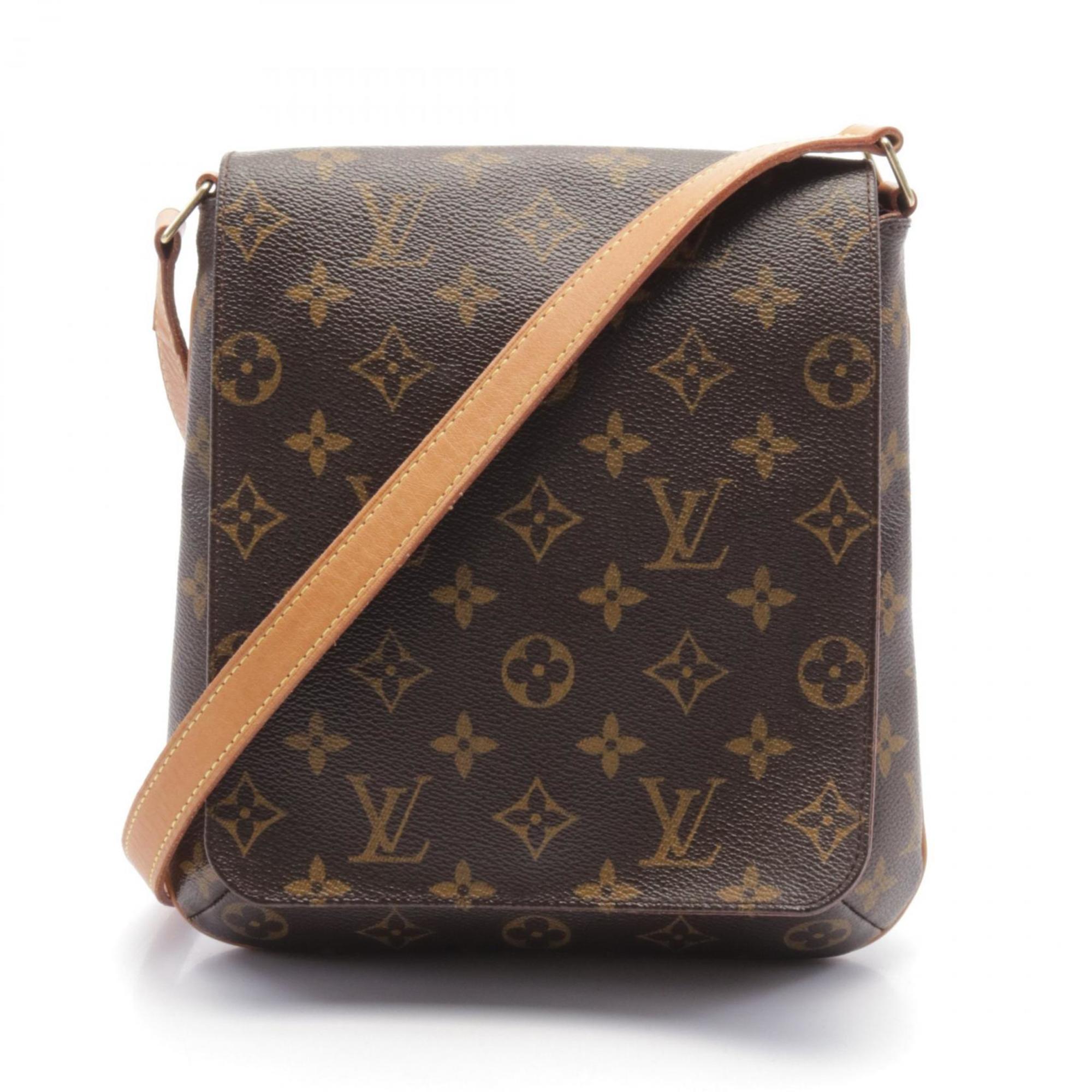 Louis Vuitton Brown Monogram Coated Canvas Shoulder Bag (Pre-Owned)