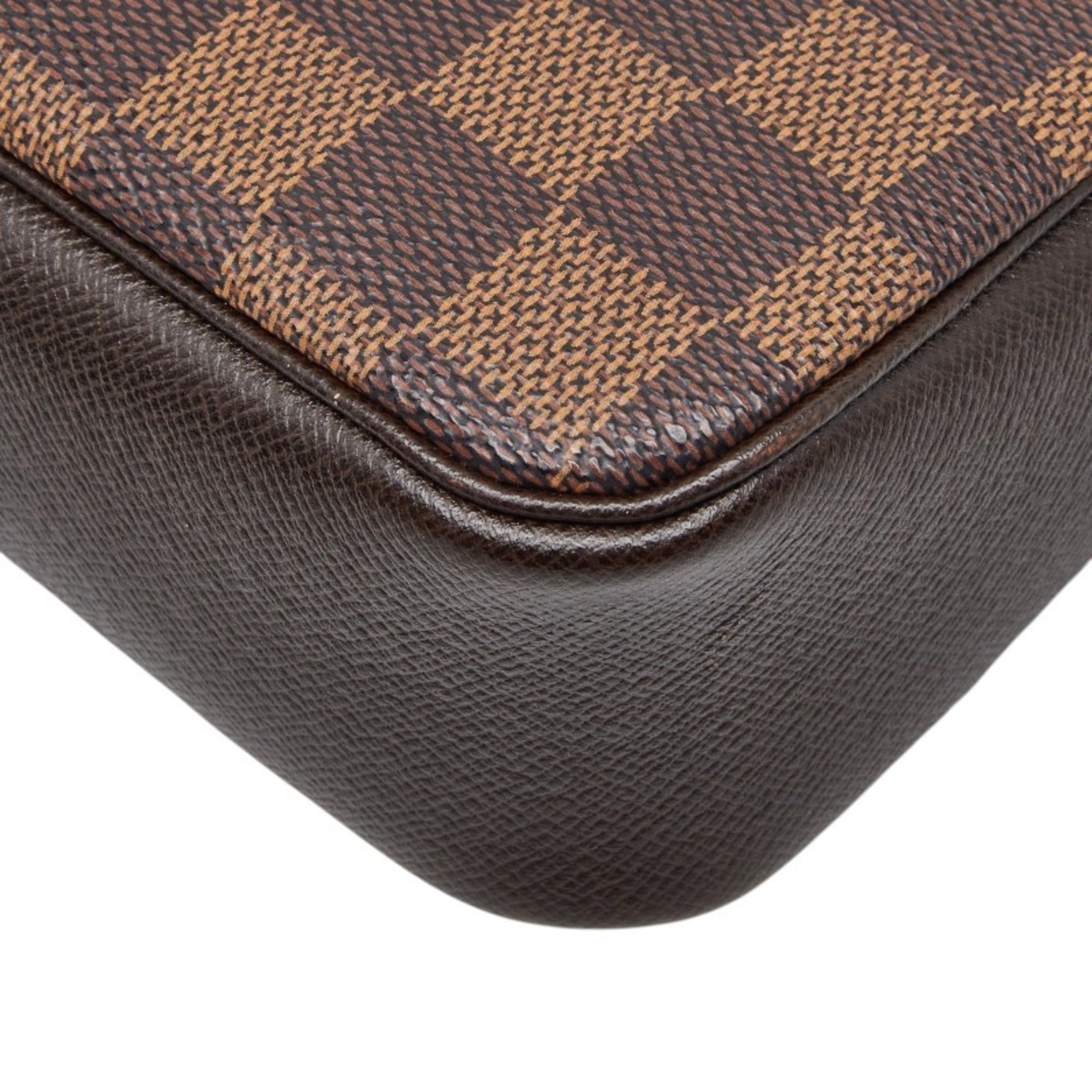 Louis Vuitton Damier Brown Damier Canvas Handbag Pouch (Pre-Owned)