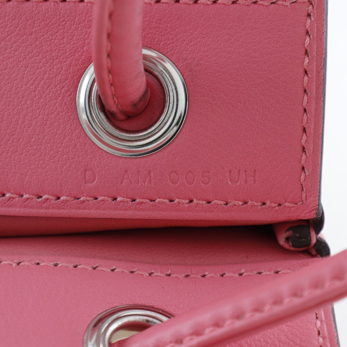 Hermes Pink Leather Shoulder Bag (Pre-Owned)
