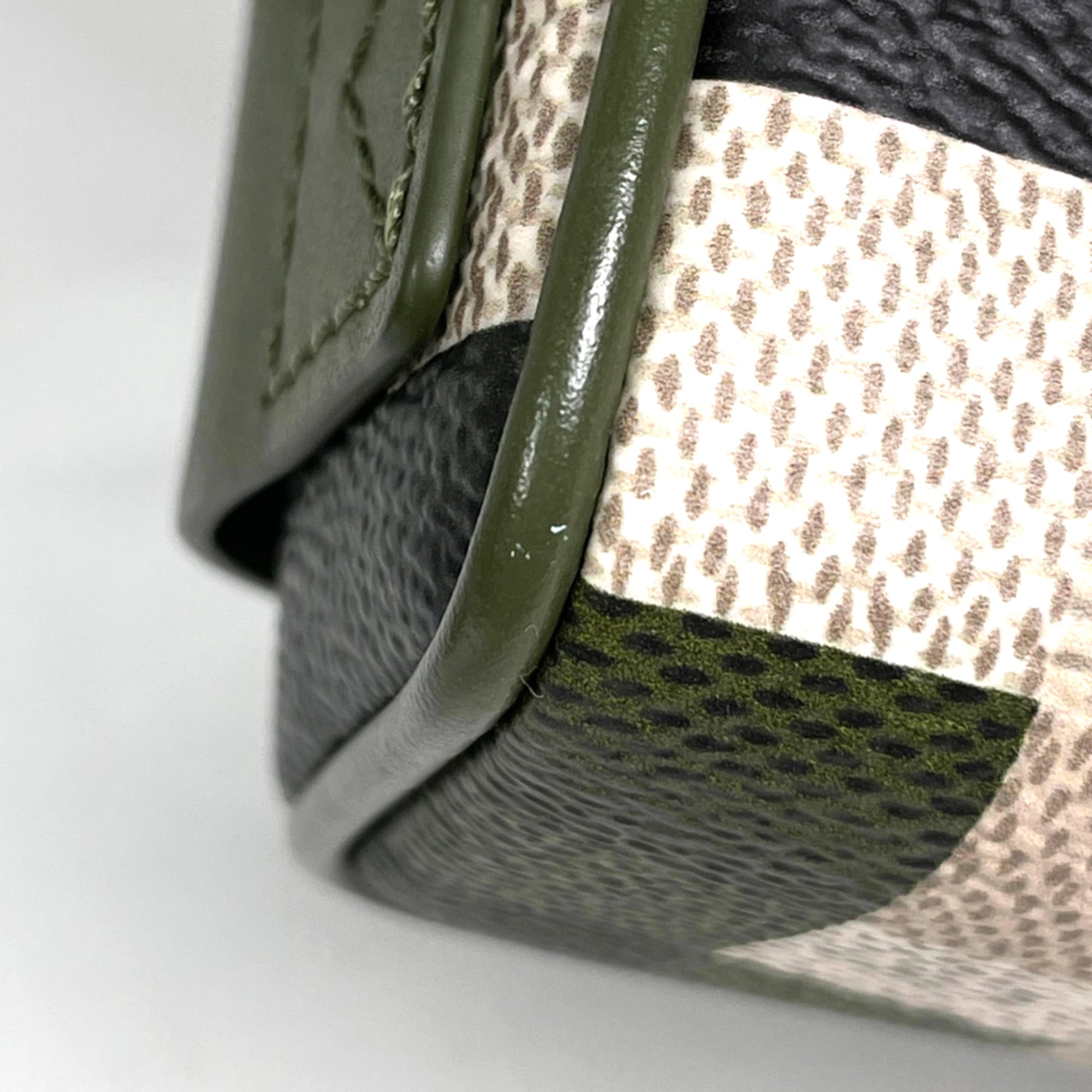 Louis Vuitton Brown Green Damier Azur Fanny Pack Pouch Shoulder Bag (Pre-Owned)