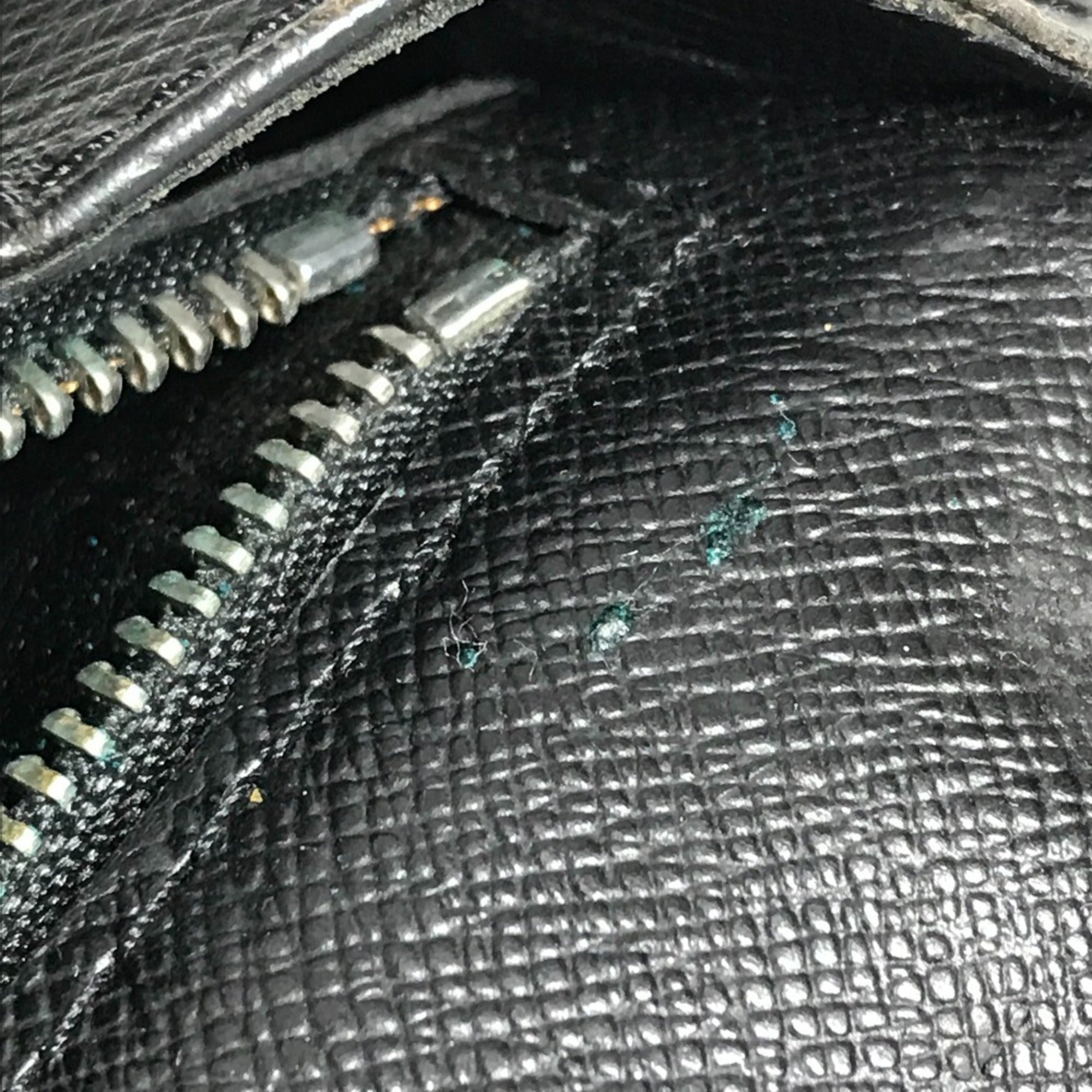 Louis Vuitton Ardoise Black Taiga Leather Clutch Bag Handbag Pouch (Pre-Owned)