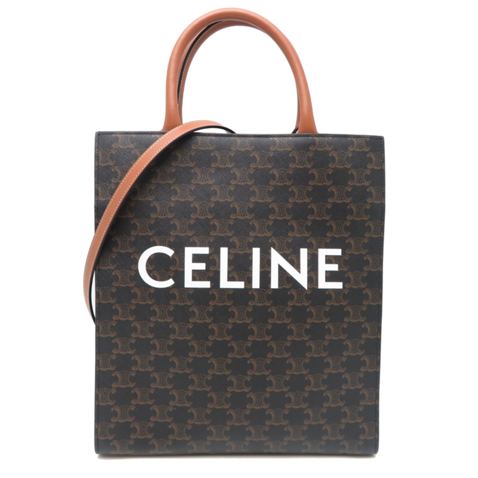 Celine Brown Leather Handbag (Pre-Owned)