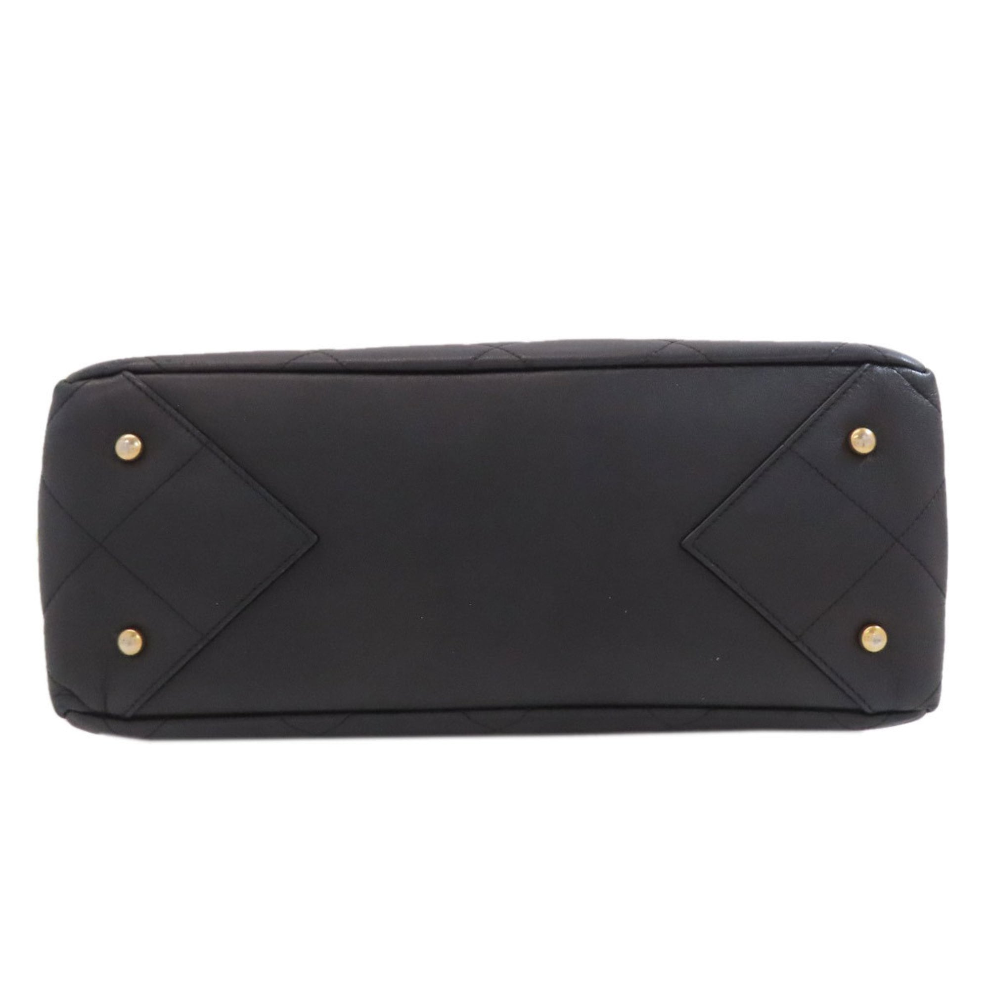Chanel Black Leather Tote Bag (Pre-Owned)