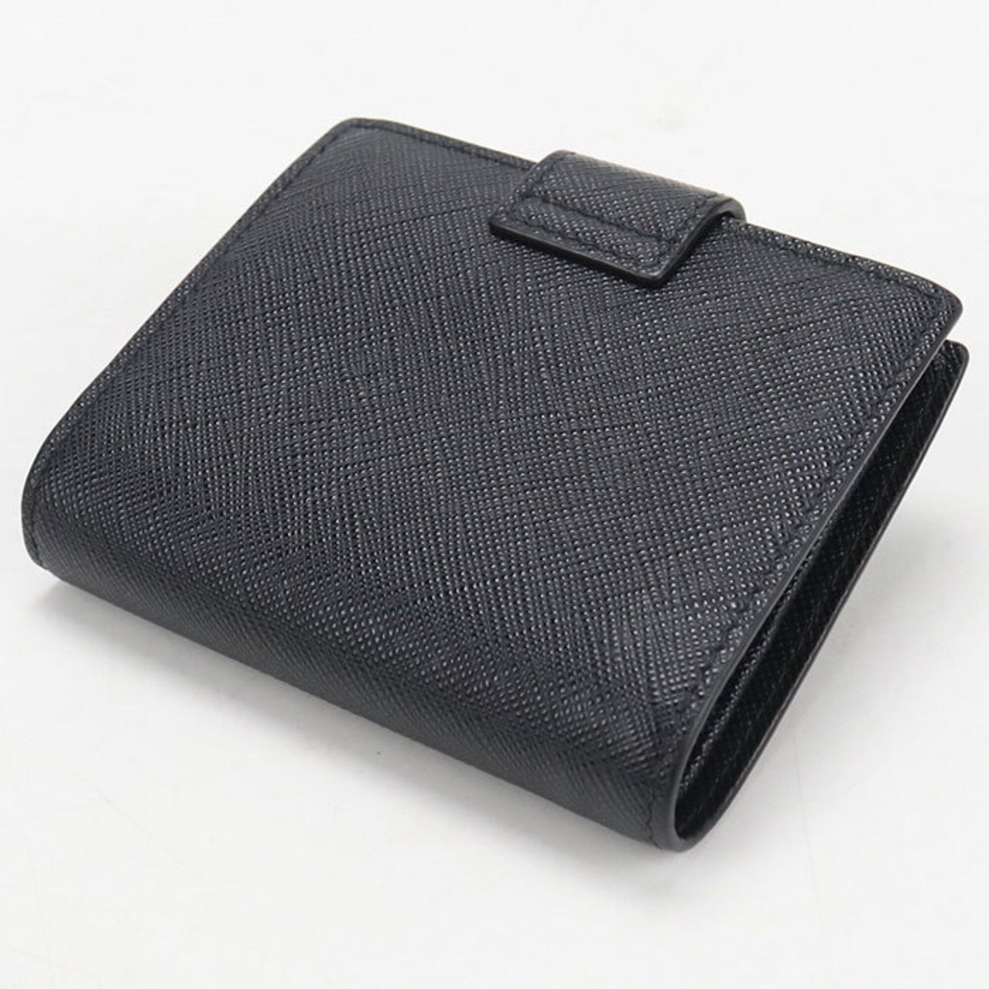Prada Black Leather Wallet (Bi-Fold) (Pre-Owned)