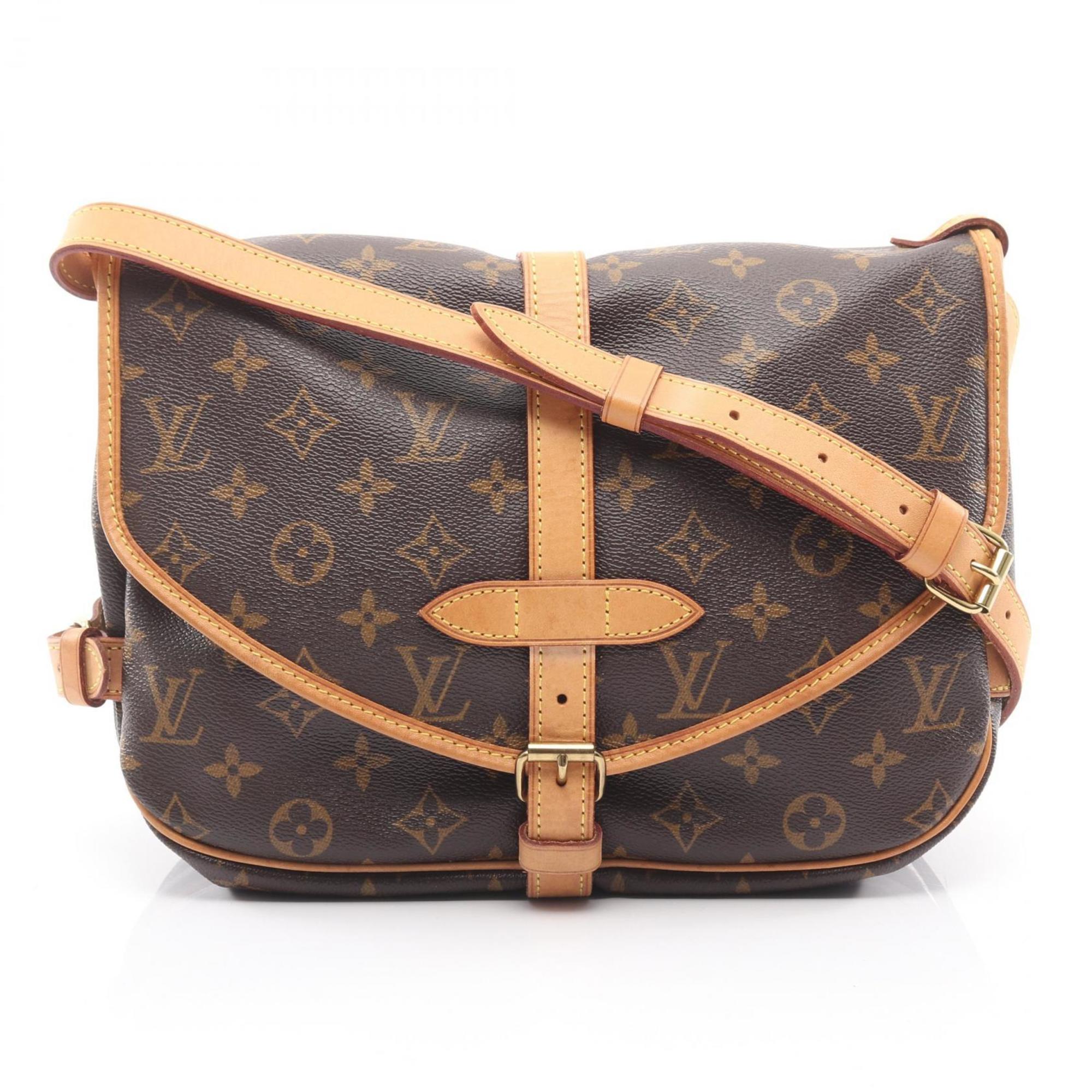 Louis Vuitton Brown Monogram Monogram Shoulder Bag (Pre-Owned)