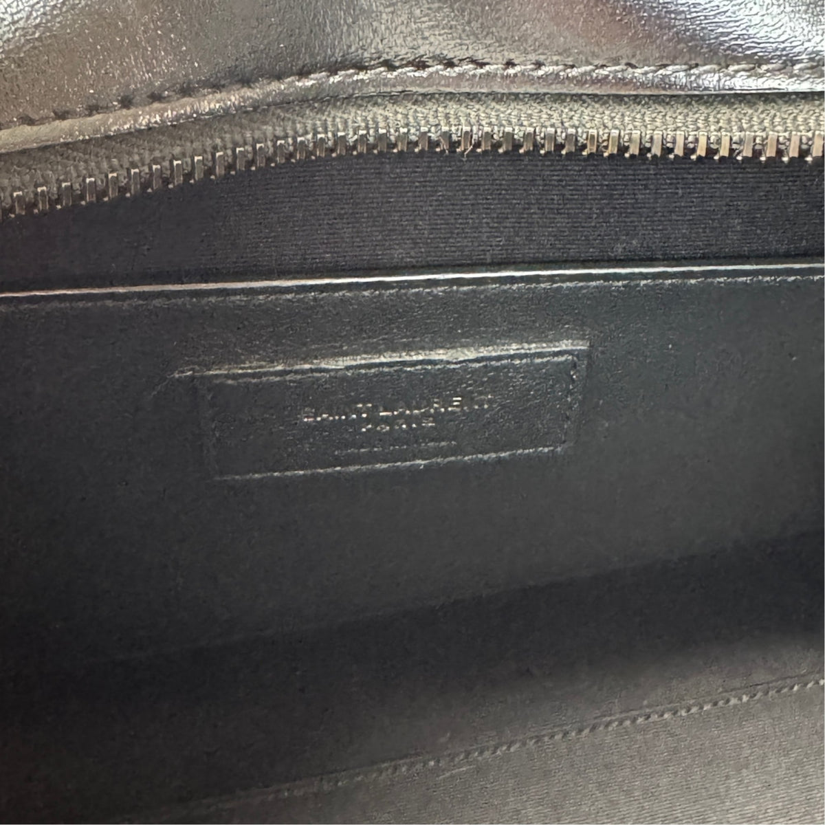Saint Laurent Black Leather Handbag Shoulder Bag (Pre-Owned)