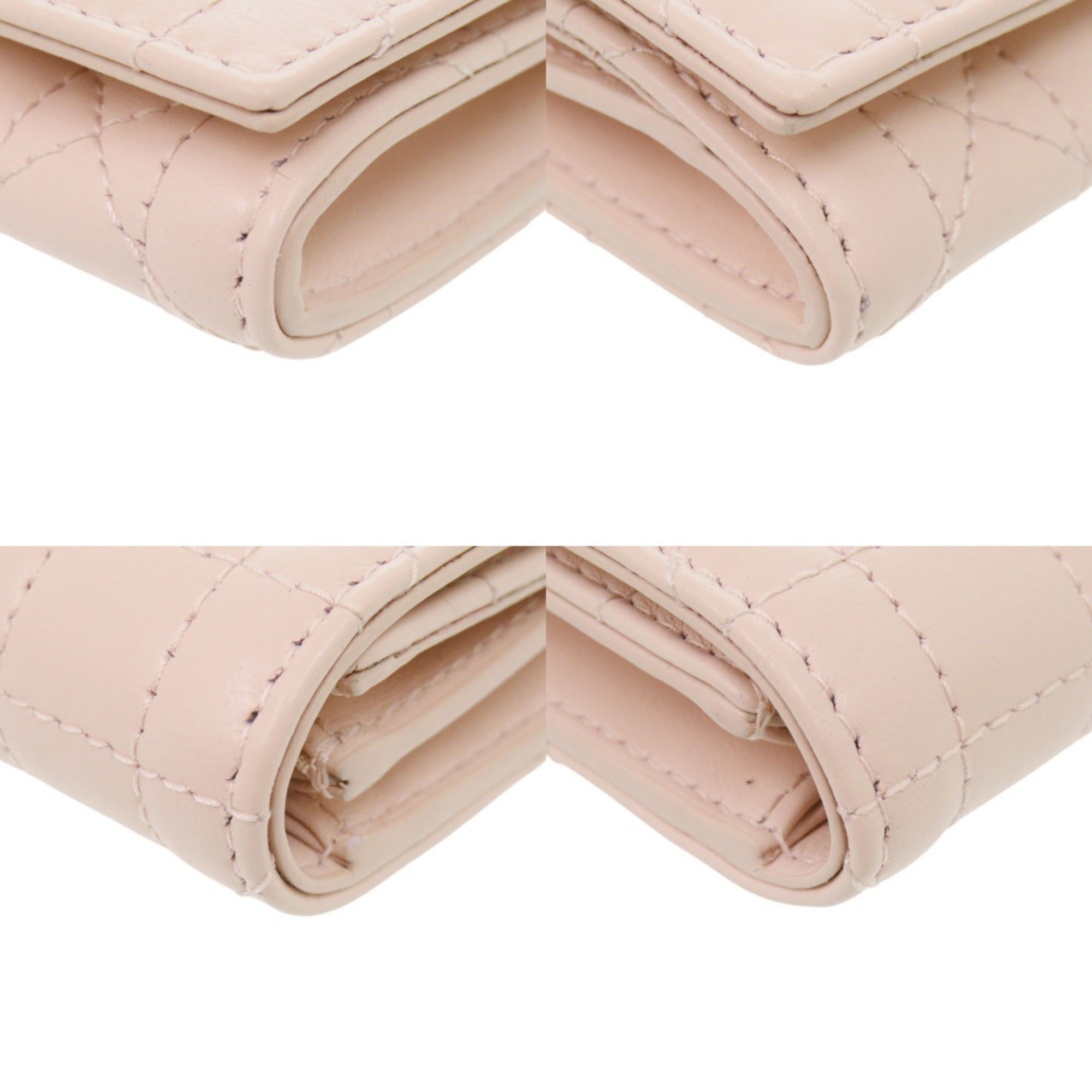 Christian Dior Pink Leather Wallet (Bi-Fold) (Pre-Owned)
