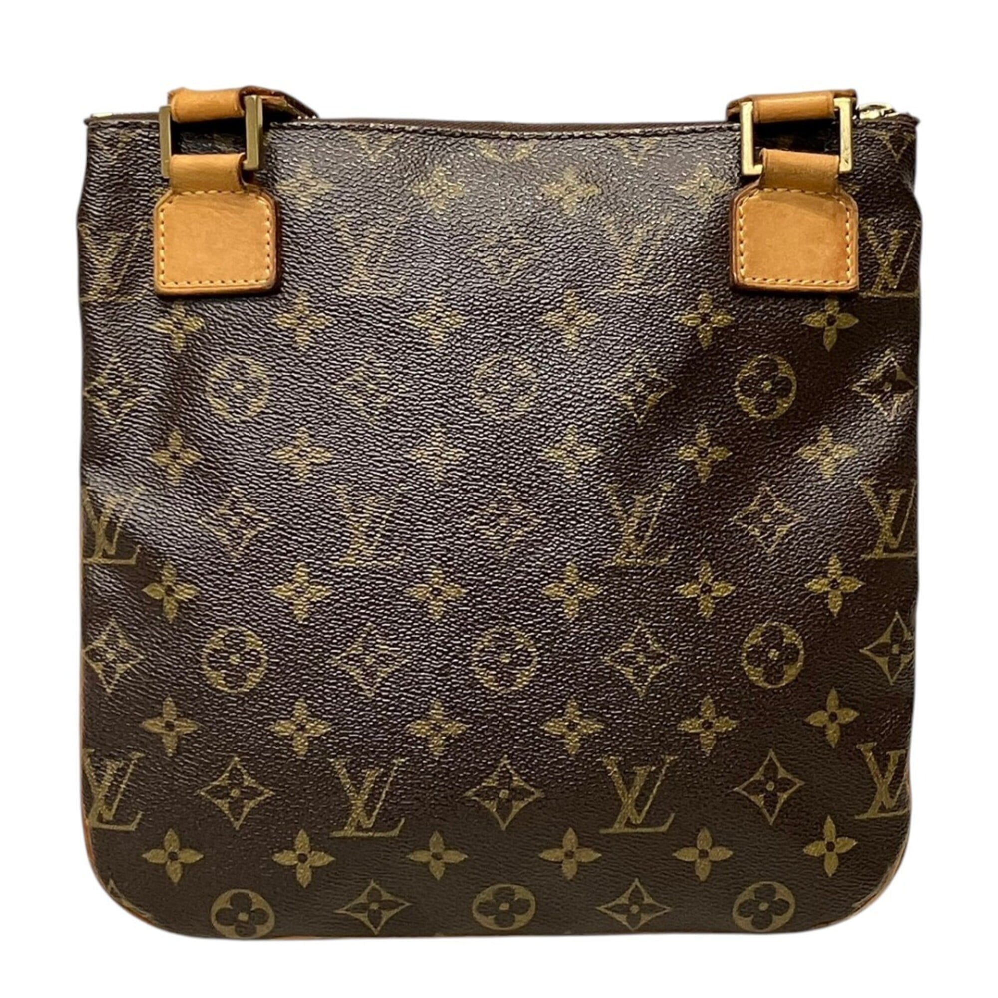 Louis Vuitton Brown Coated Canvas Pochette Shoulder Bag (Pre-Owned)