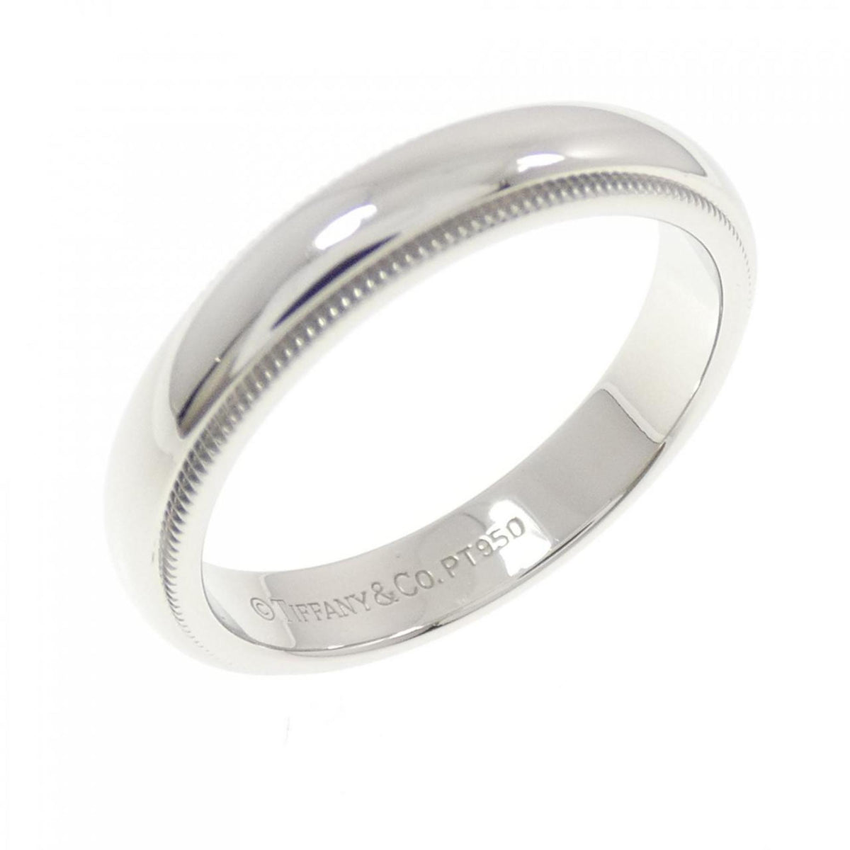 Tiffany Platinum 950 Band Ring (Pre-Owned)