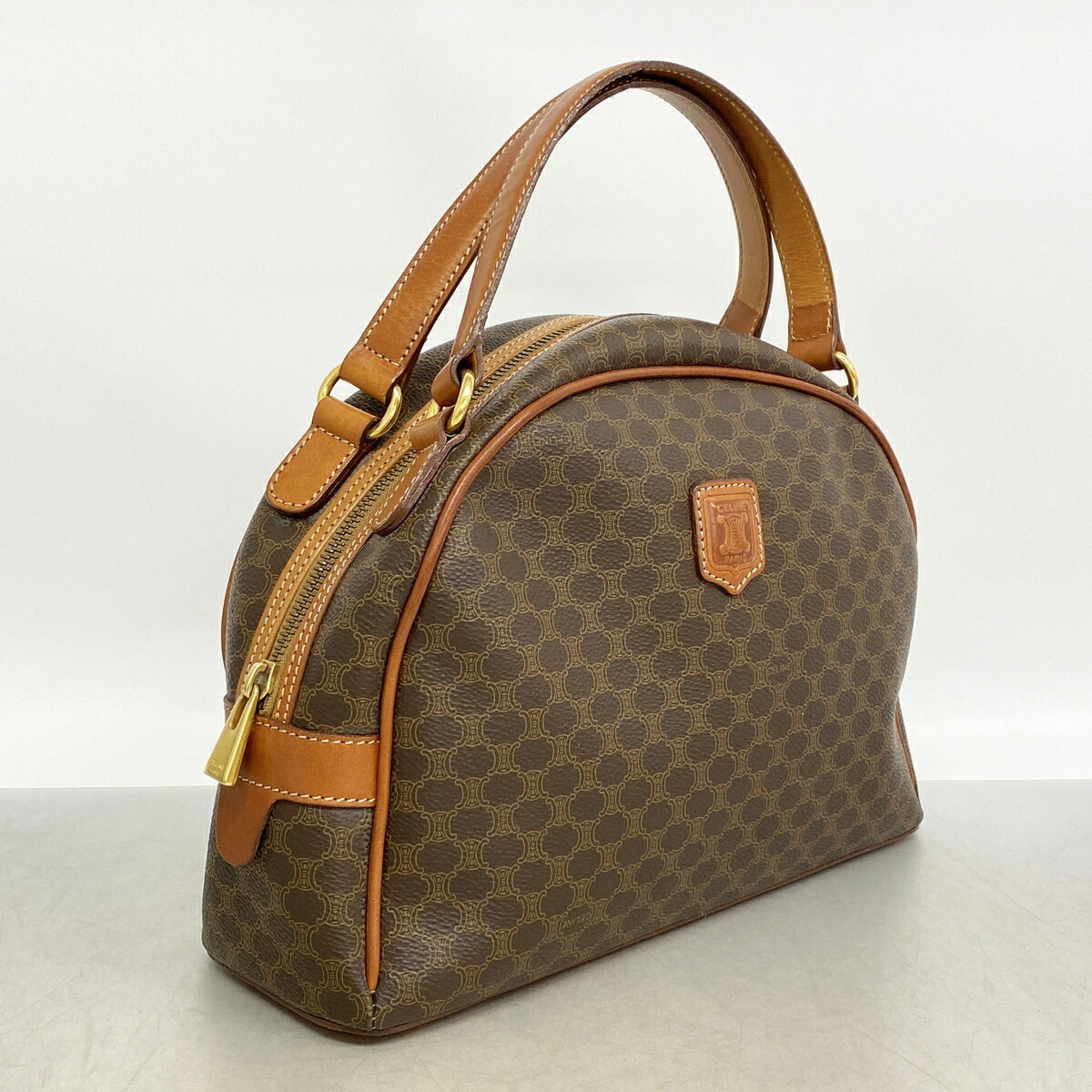Celine Brown Pvc Handbag (Pre-Owned)