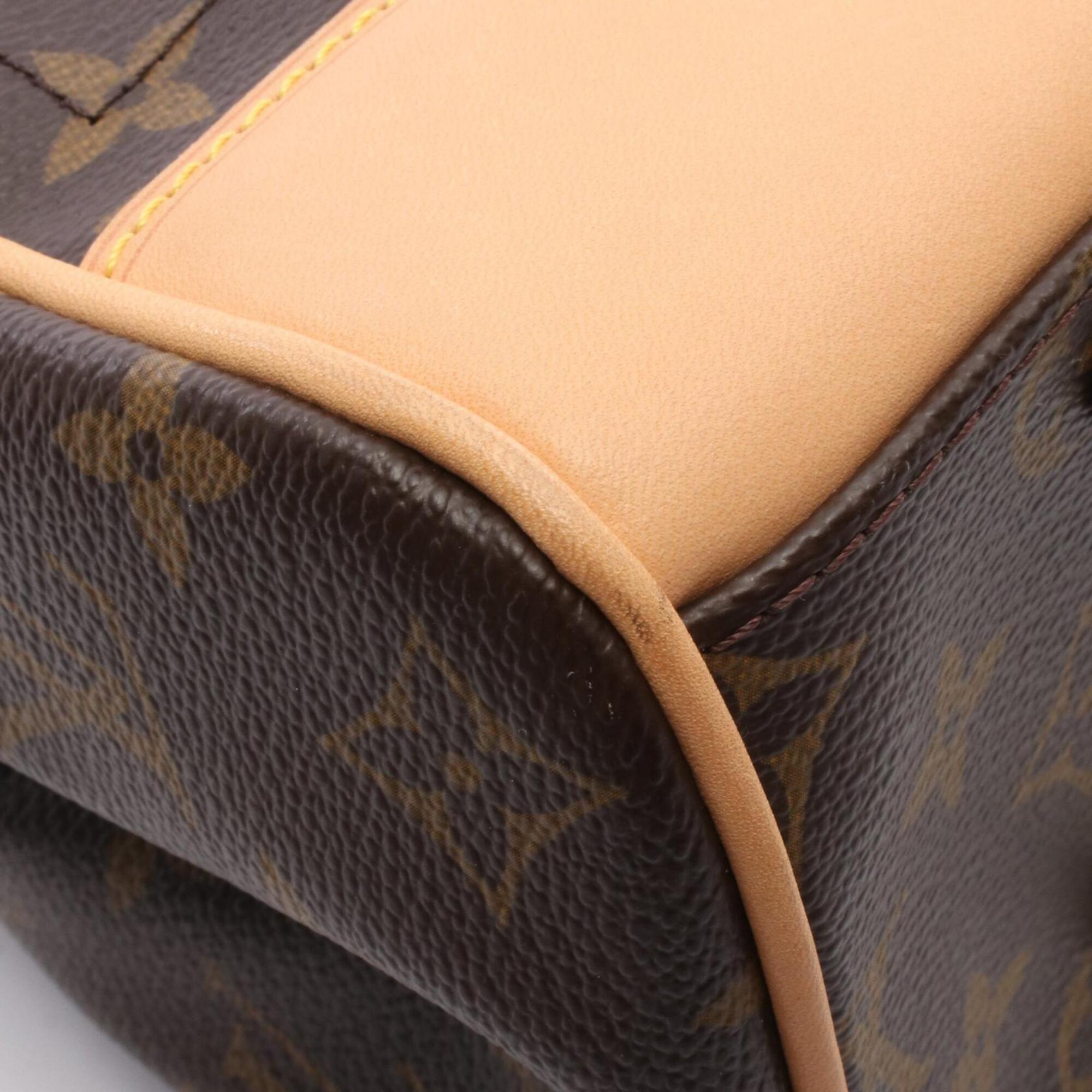 Louis Vuitton Brown Monogram Monogram Leather Handbag Shoulder Bag (Pre-Owned)