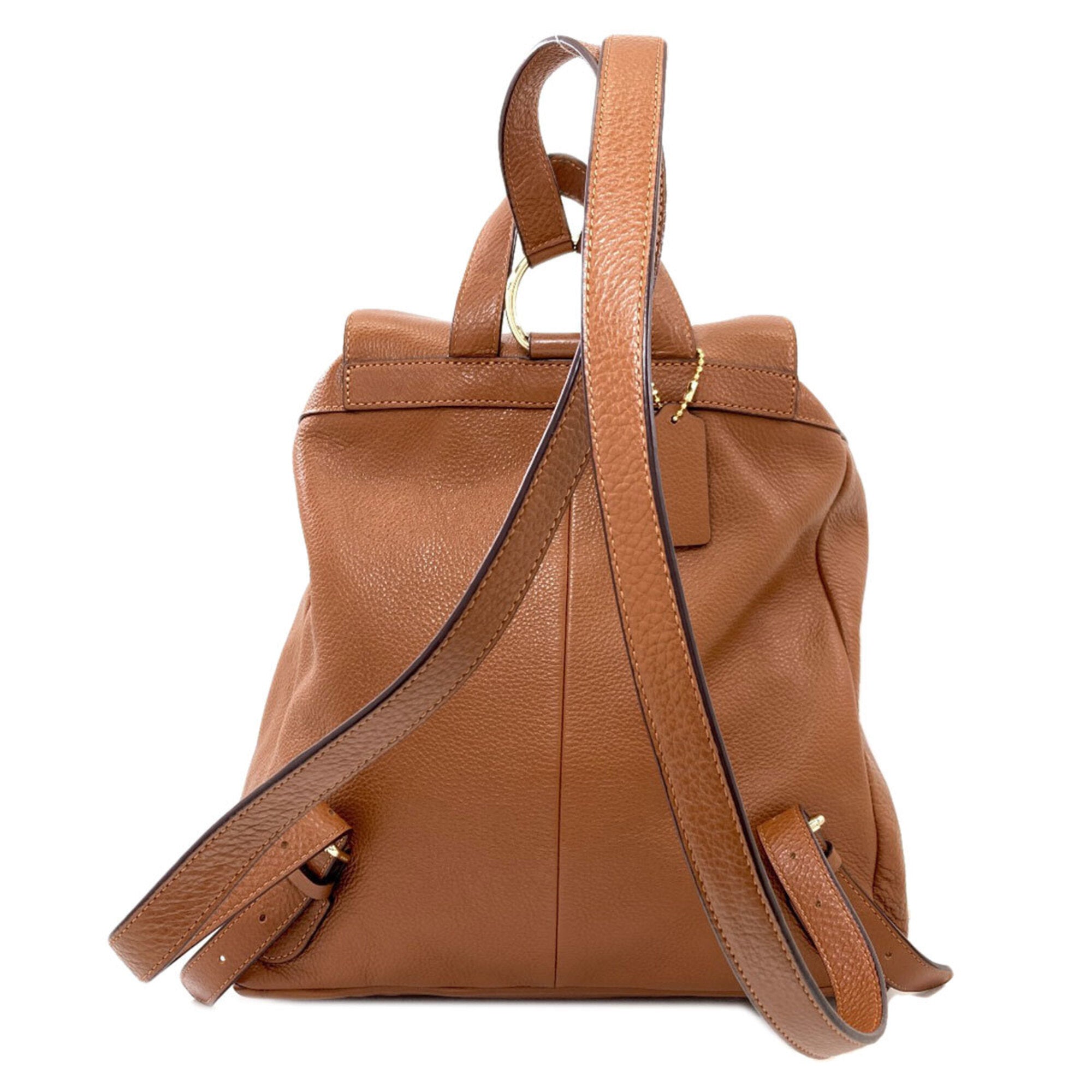 Coach Brown Leather Backpack (Pre-Owned)