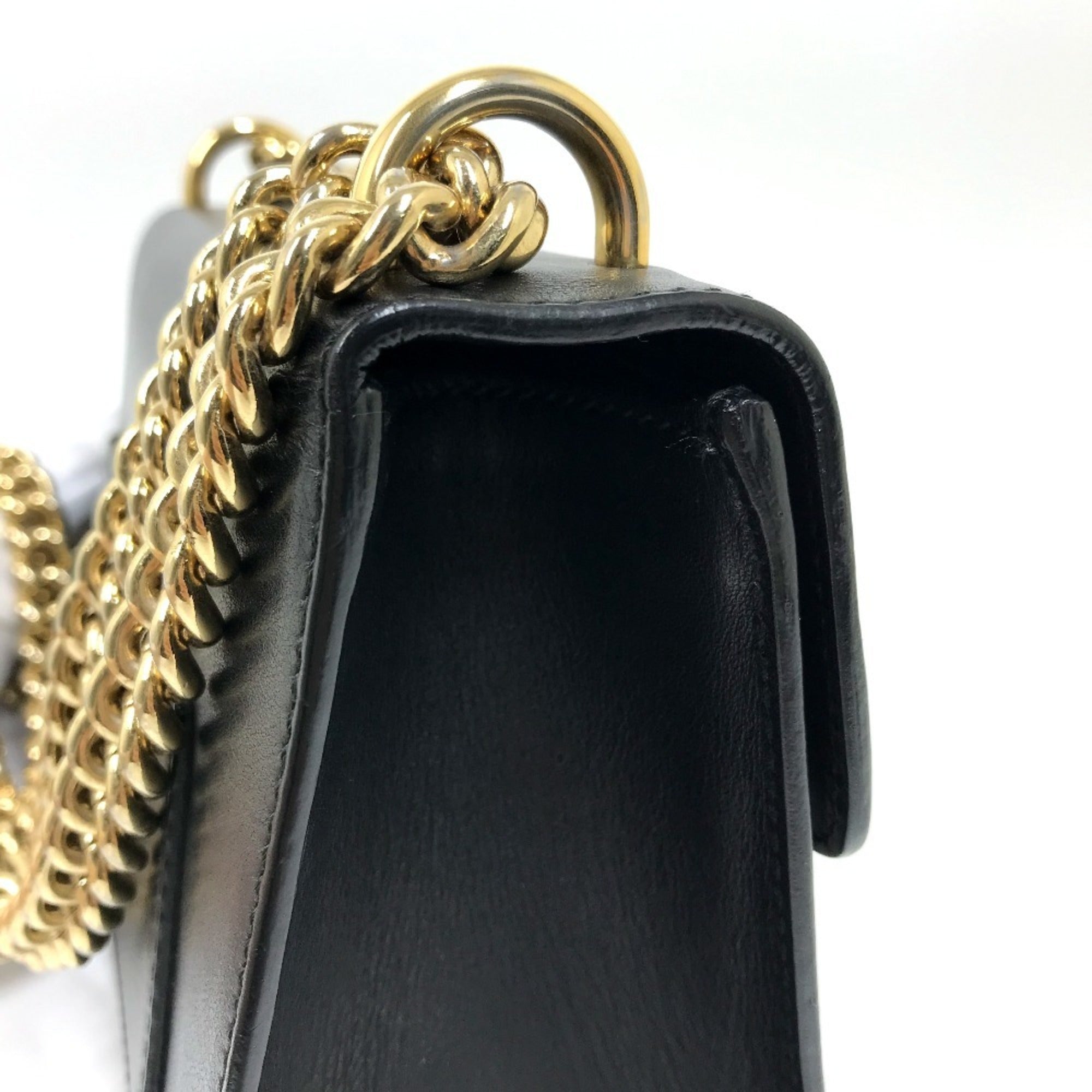 Gucci Black Leather Shoulder Bag (Pre-Owned)