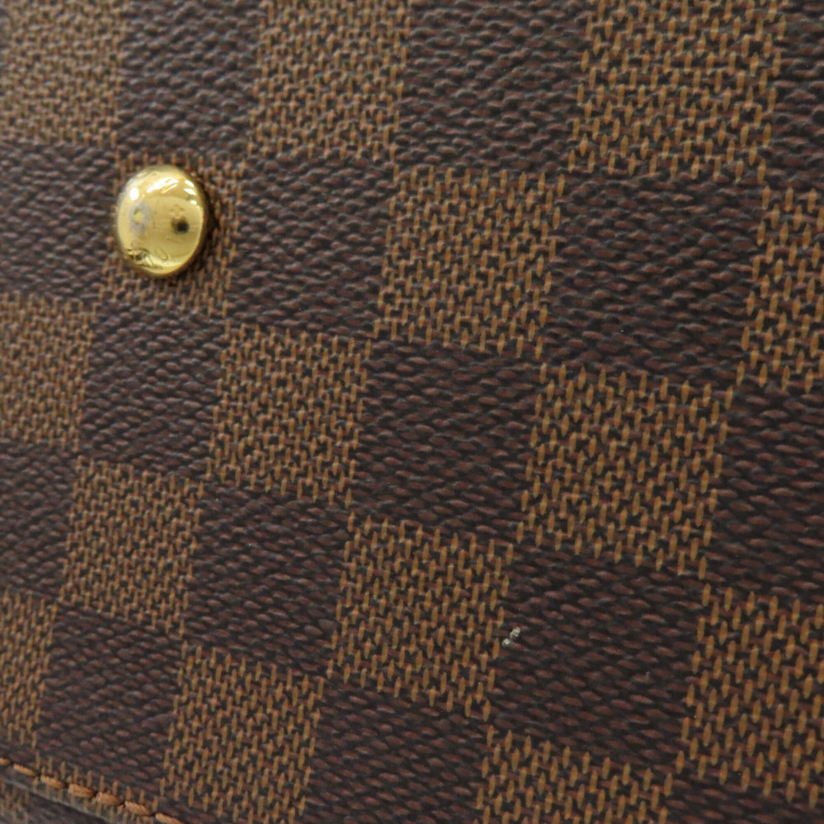Louis Vuitton Black Damier Canvas Ebene Damier Canvas Handbag (Pre-Owned)
