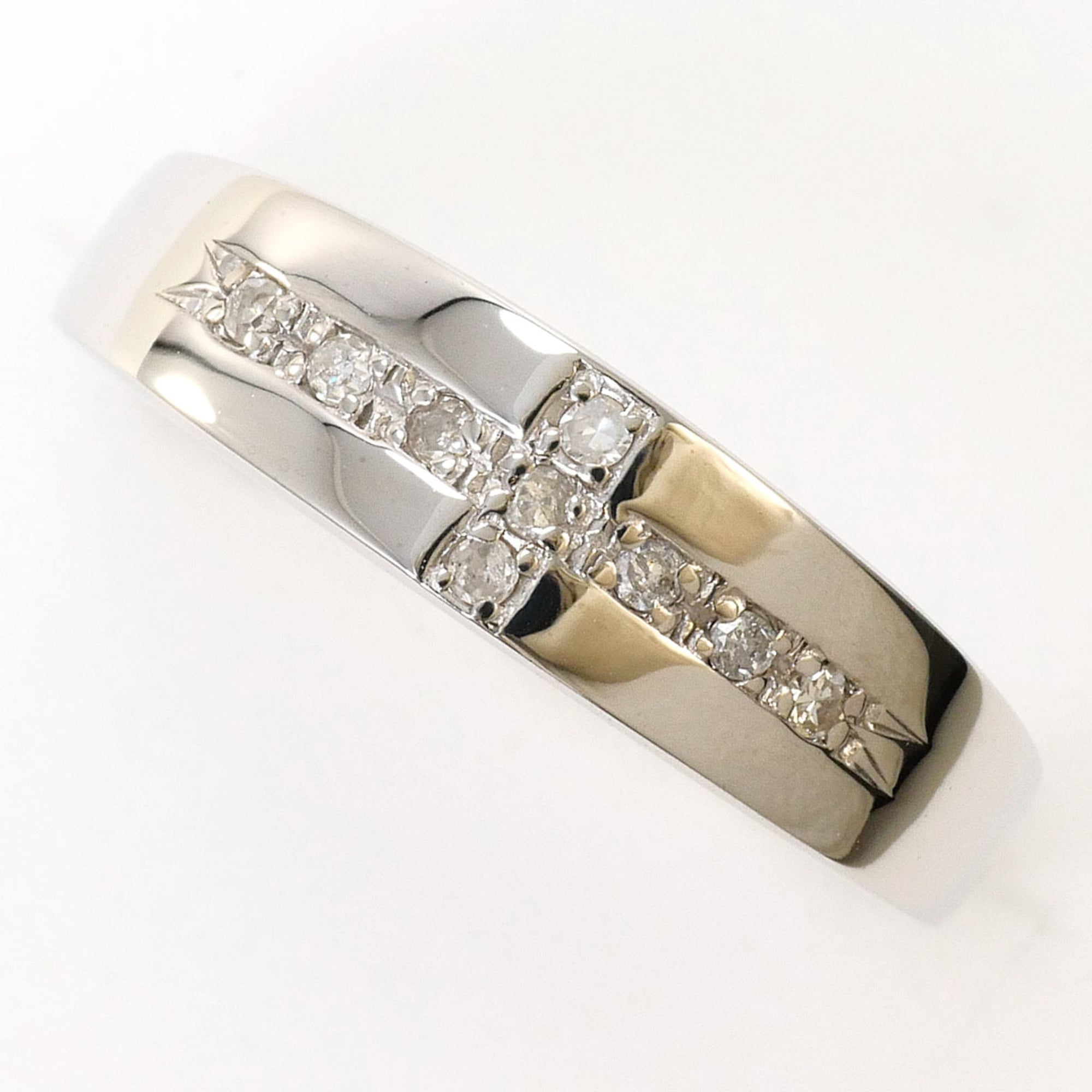 Unbranded White Gold White Gold (14K) Band Ring (Pre-Owned)