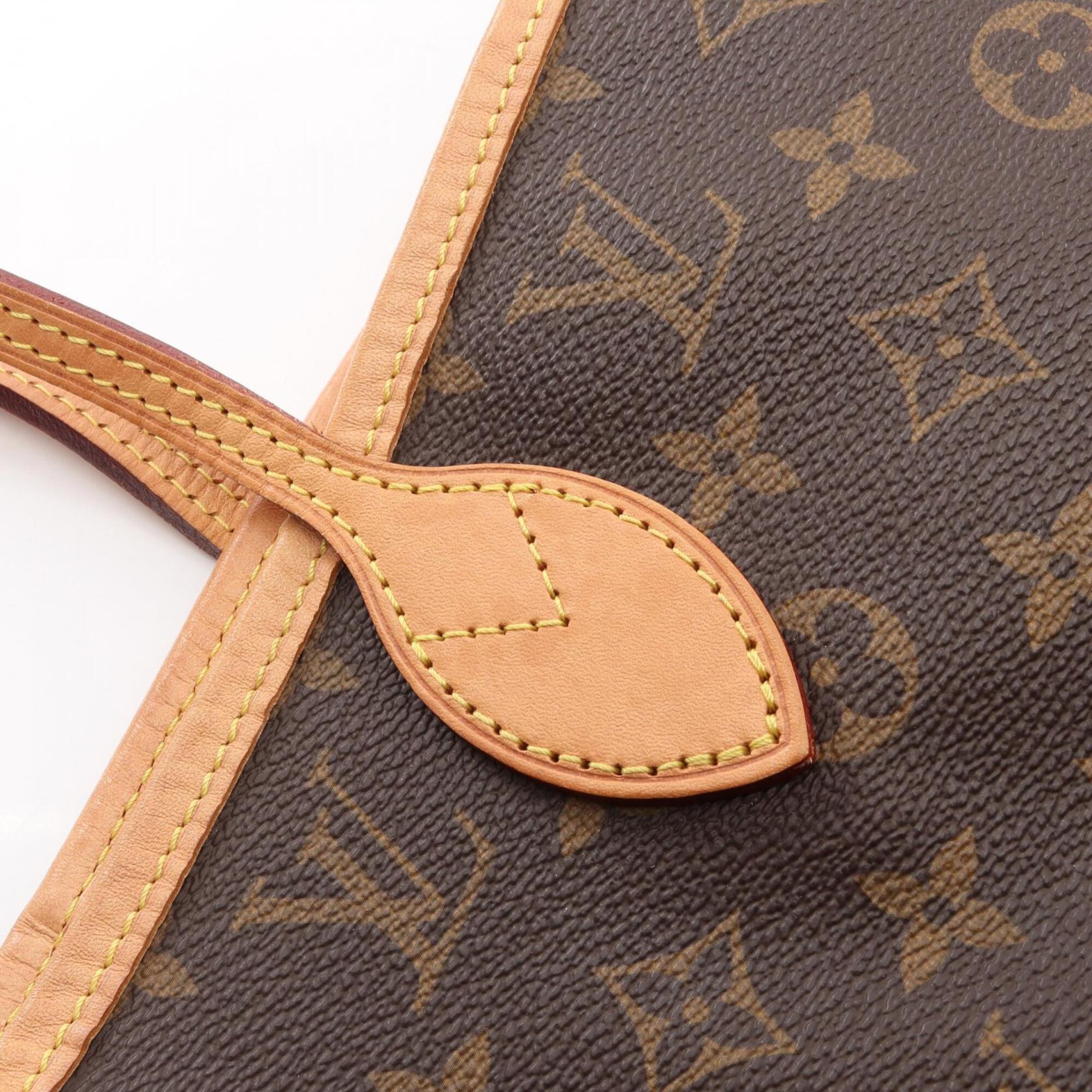 Louis Vuitton Brown Coated Canvas Pvc Monogram Leather Handbag Tote Bag (Pre-Owned)