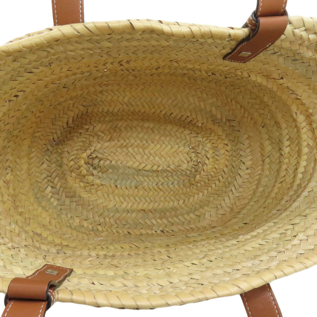 Loewe Beige Raffia Basket Tote Bag (Pre-Owned)