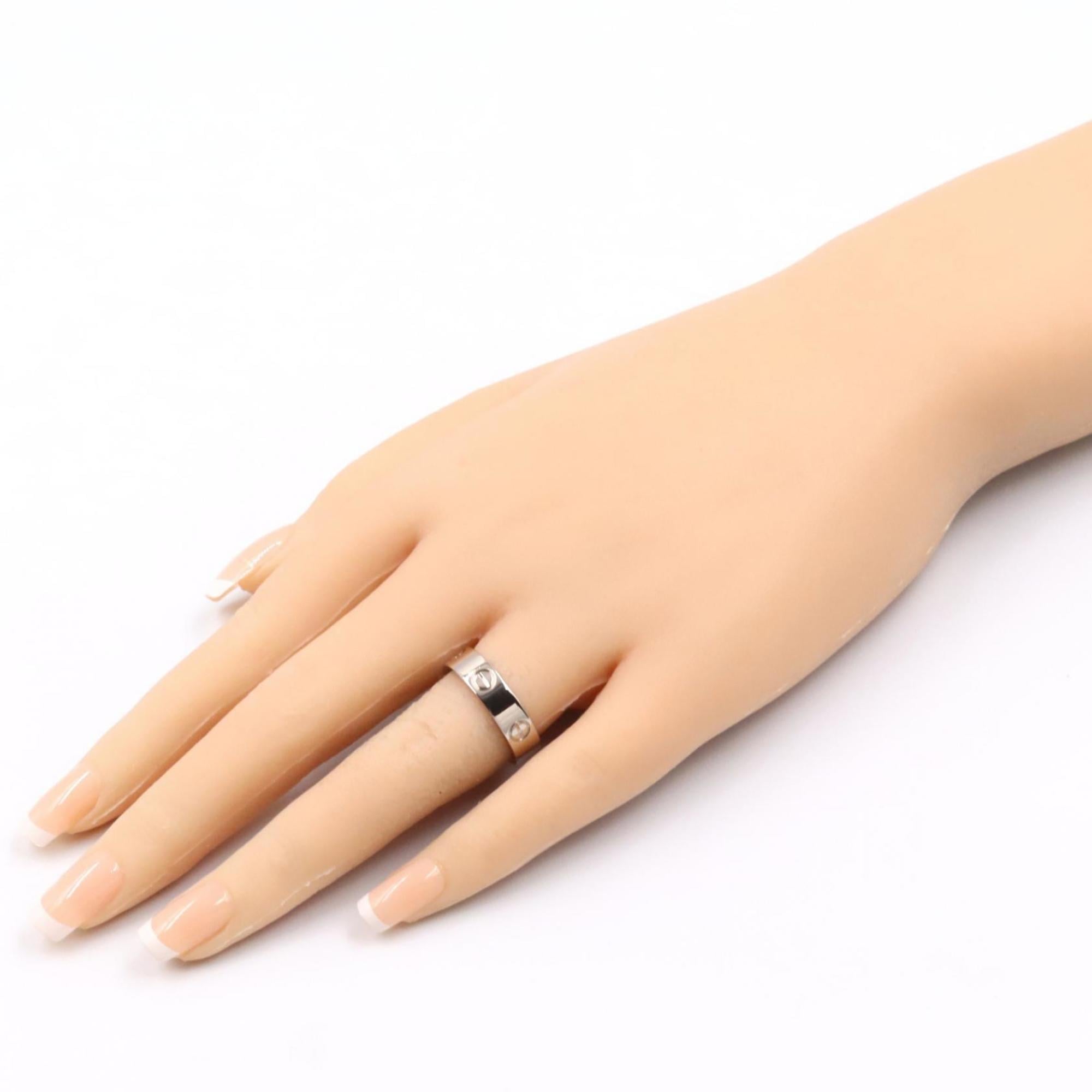 Cartier Silver White Gold (18K) Band Ring (Pre-Owned)