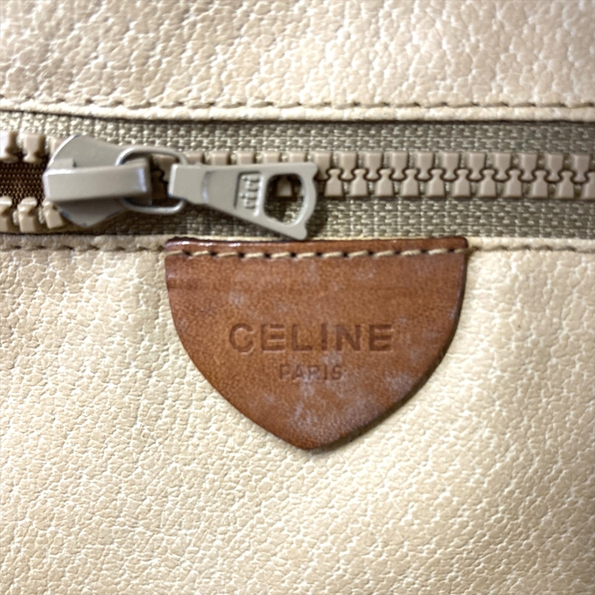 Celine Brown Leather Pochette Shoulder Bag (Pre-Owned)