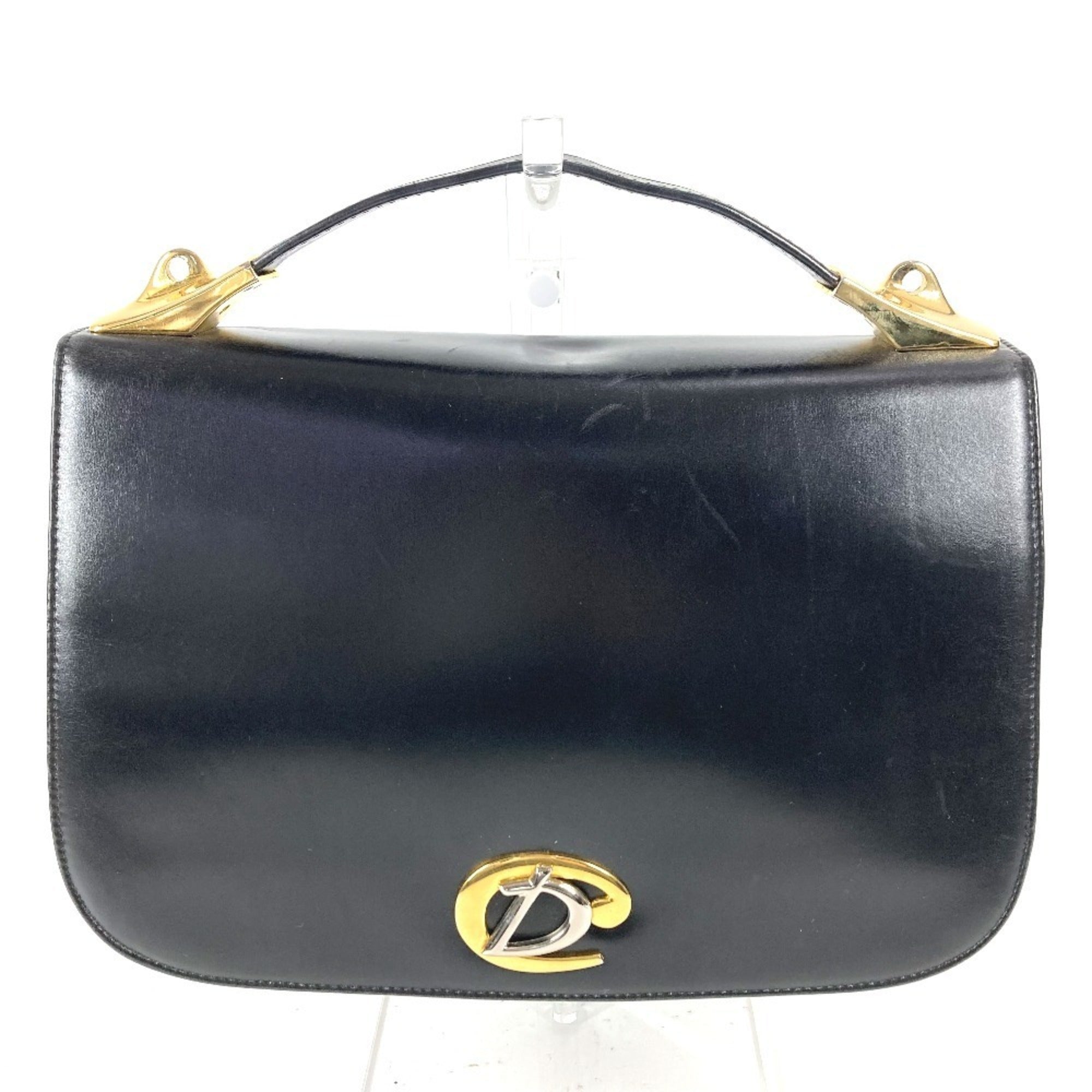 Christian Dior Black Leather Handbag (Pre-Owned)