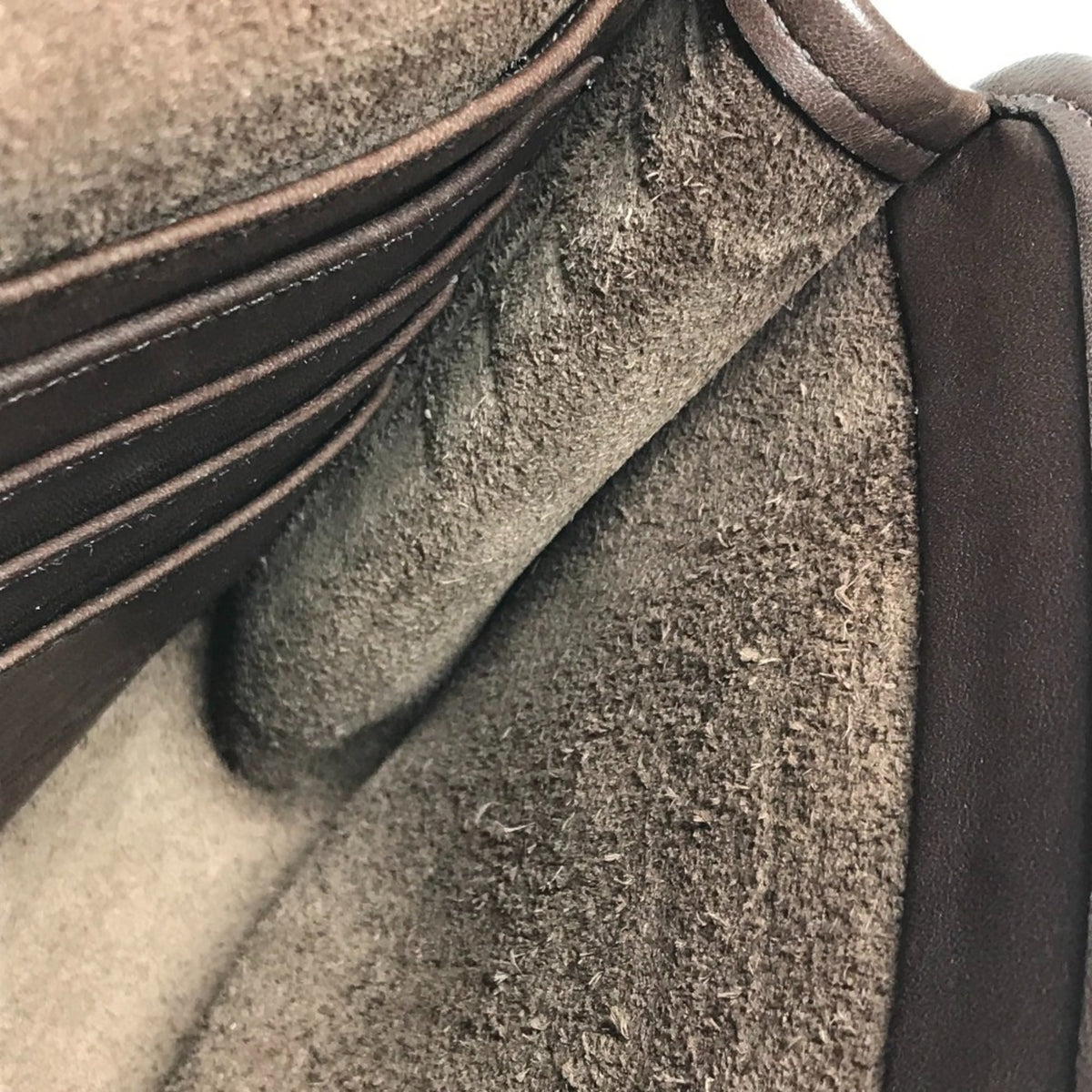 Coach Brown Leather Clutch Bag (Pre-Owned)