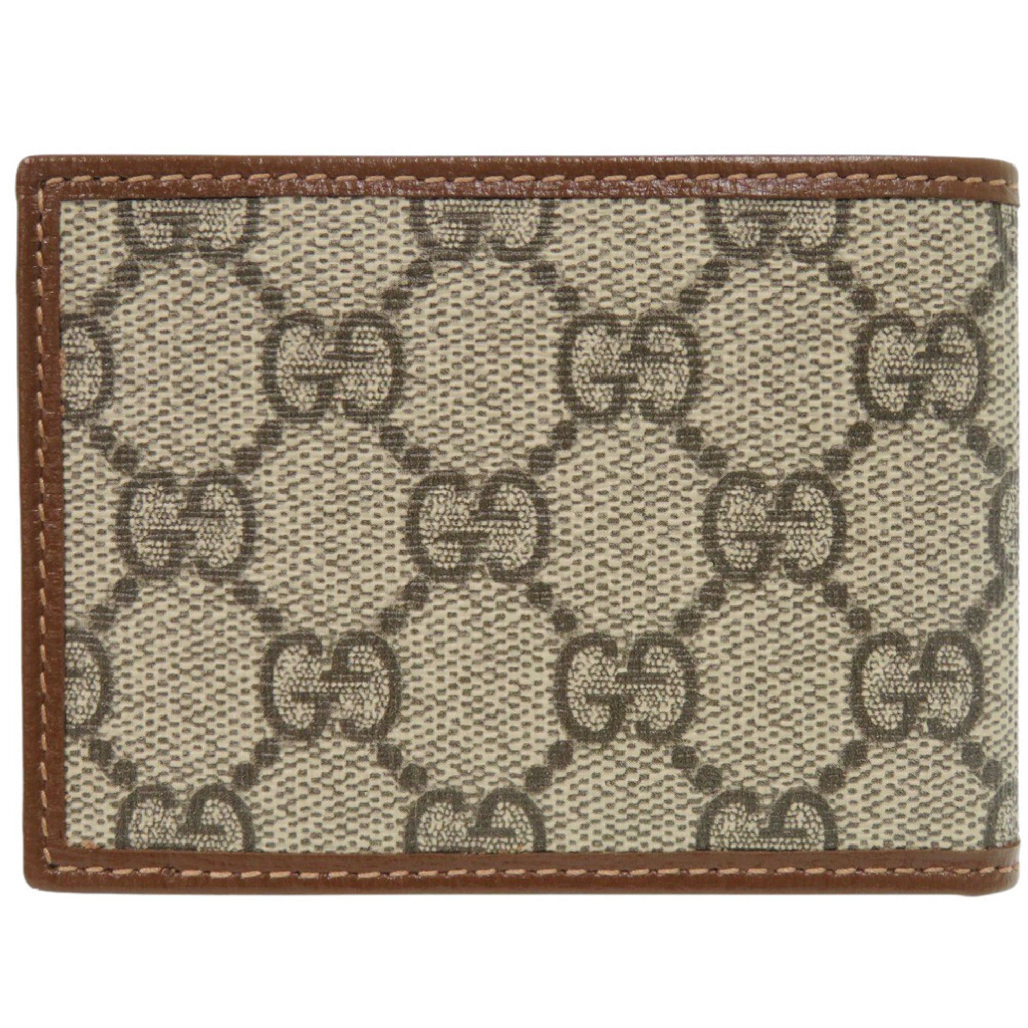 Gucci Beige Gg Supreme Wallet (Bi-Fold) (Pre-Owned)