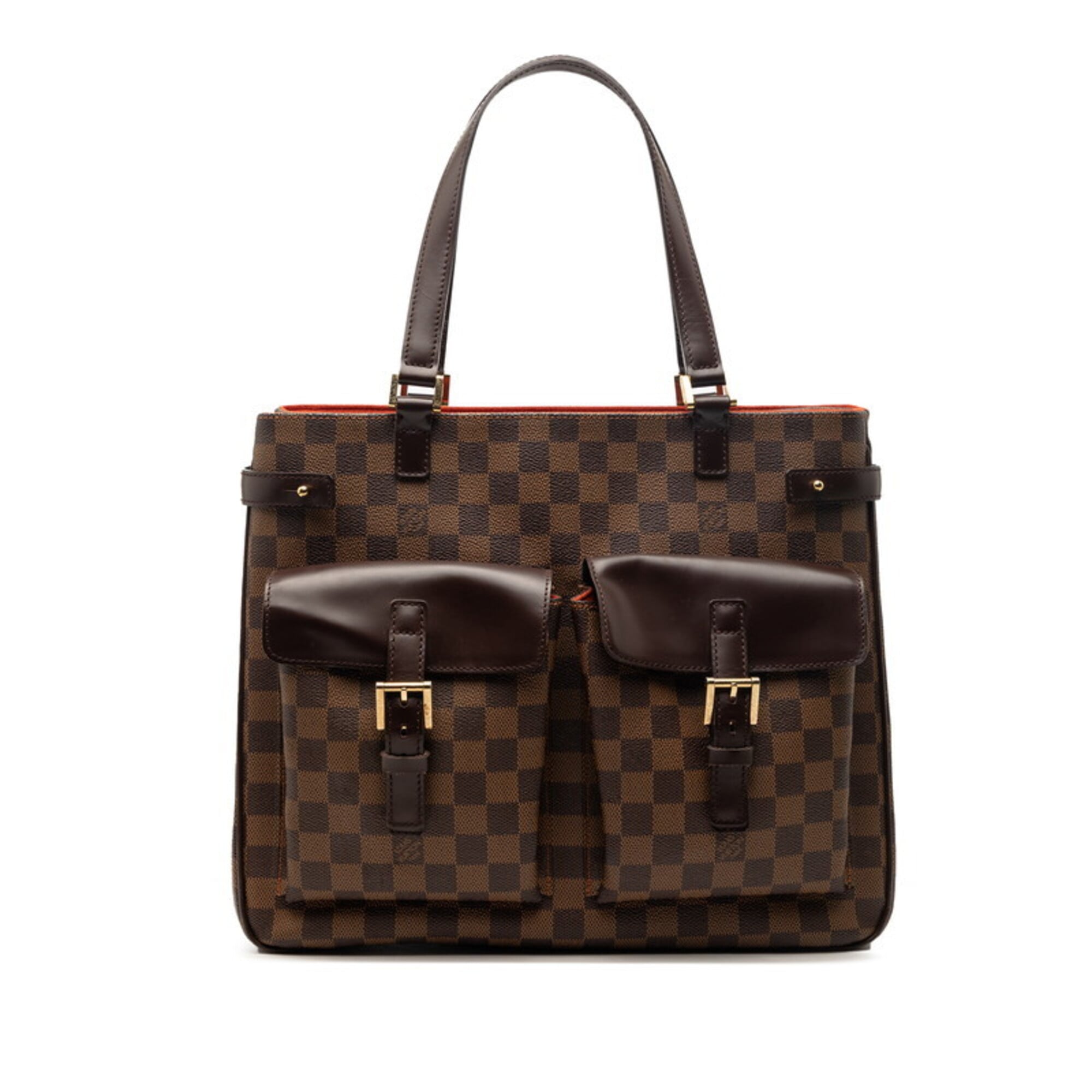 Louis Vuitton Damier Brown Pvc Leather Handbag Tote Bag (Pre-Owned)