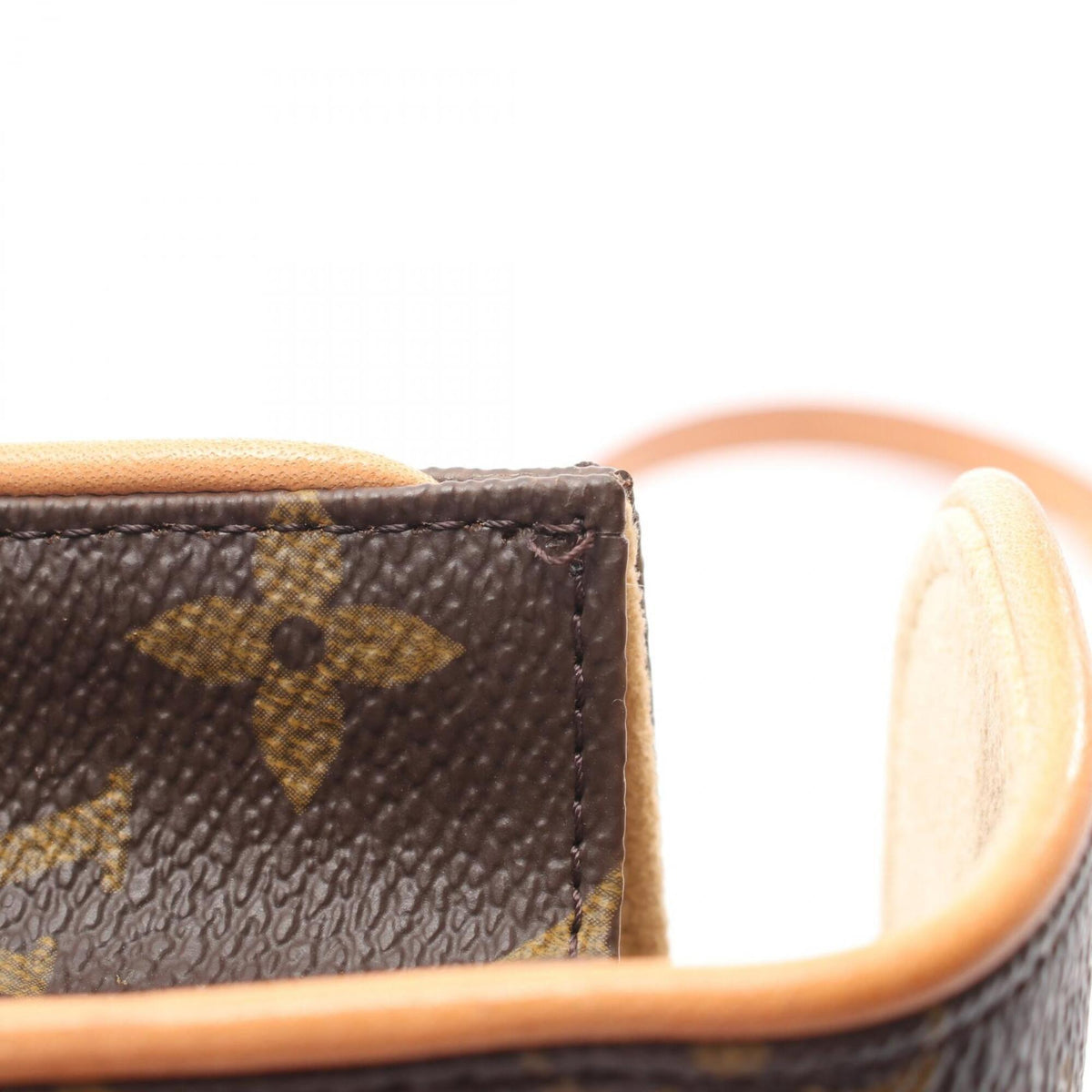 Louis Vuitton Brown Pvc Leather Fanny Pack Handbag (Pre-Owned)