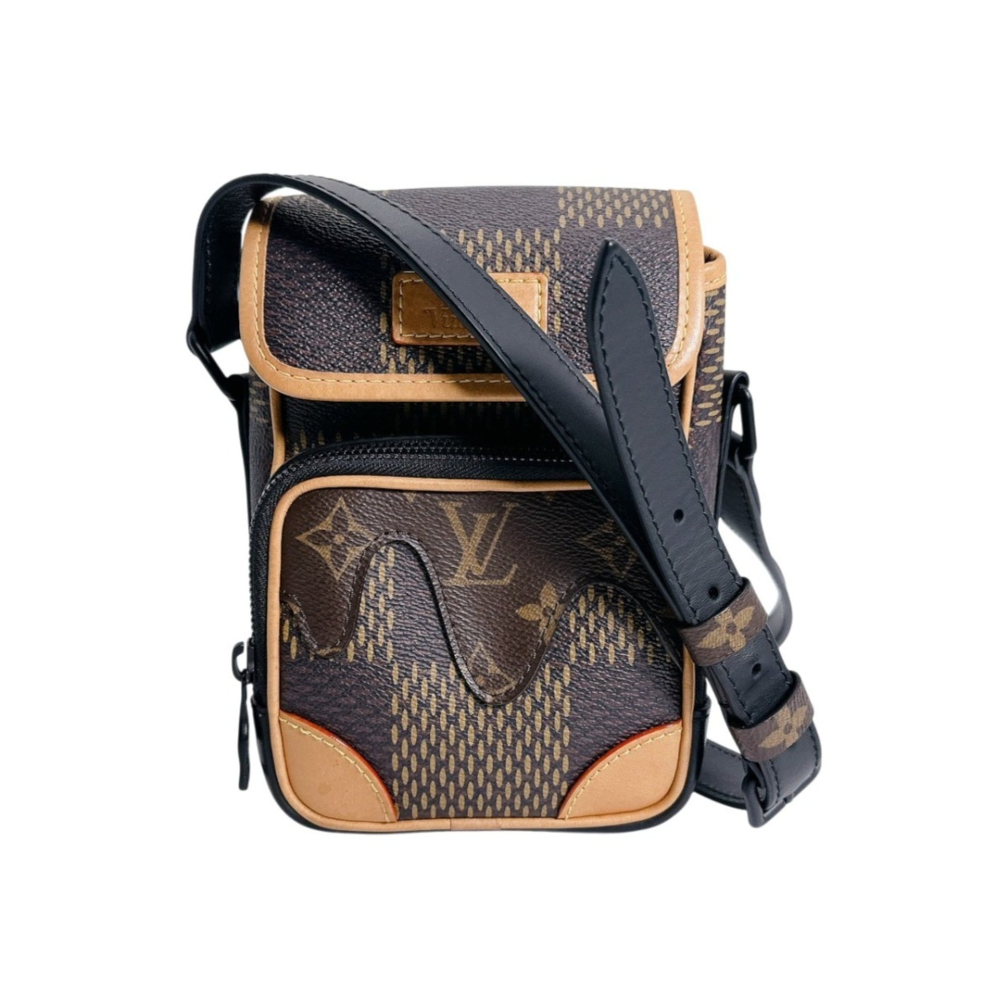 Louis Vuitton Brown Damier Canvas Messenger Bag (Pre-Owned)
