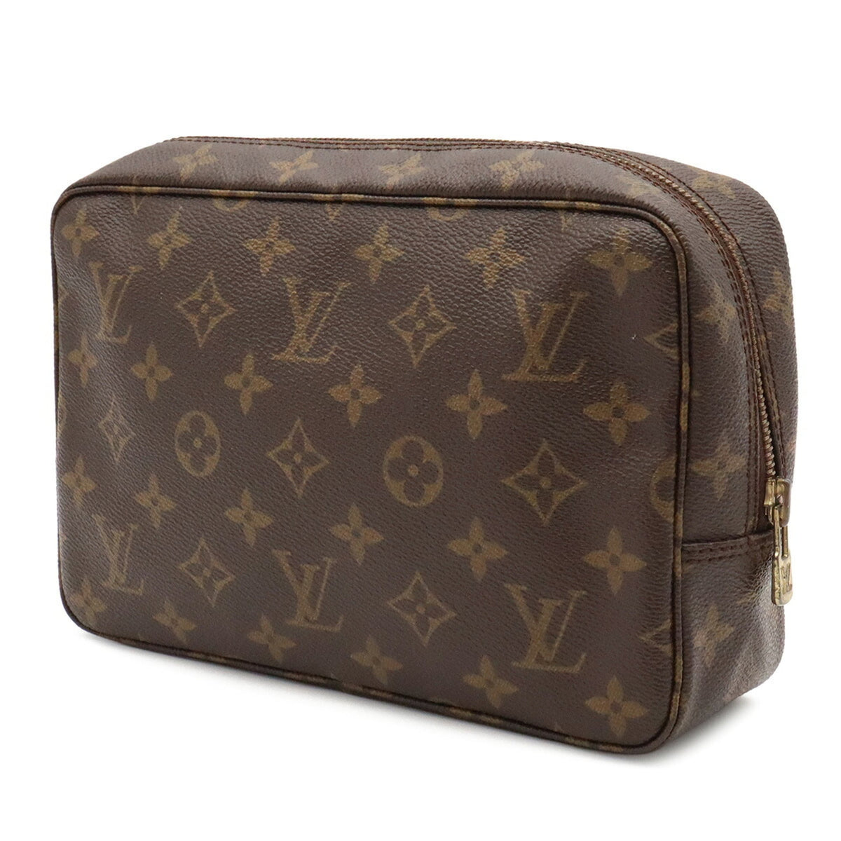 Louis Vuitton Brown Monogram Monogram Clutch Bag Handbag Pouch (Pre-Owned)
