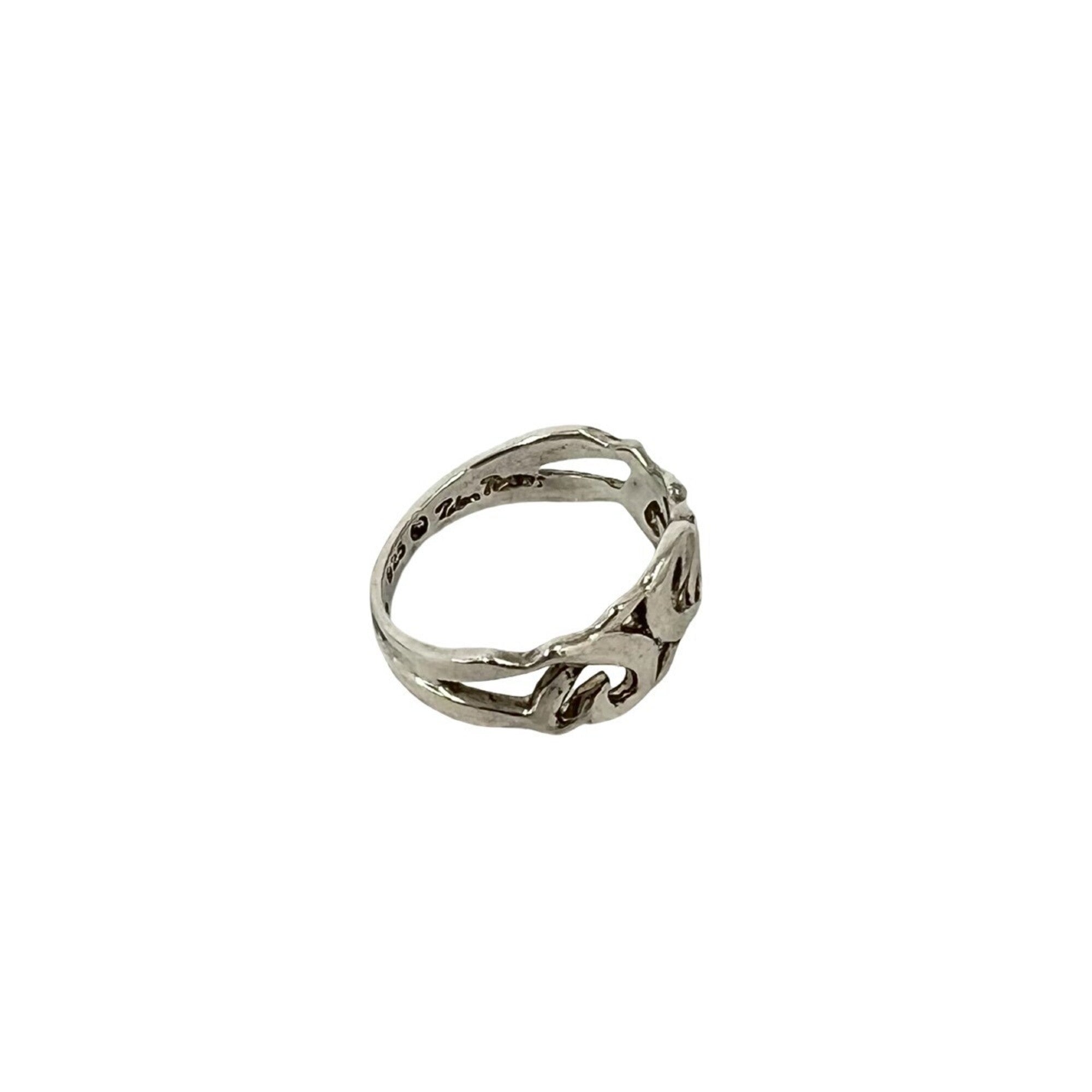Tiffany Silver Silver 925 Band Ring (Pre-Owned)