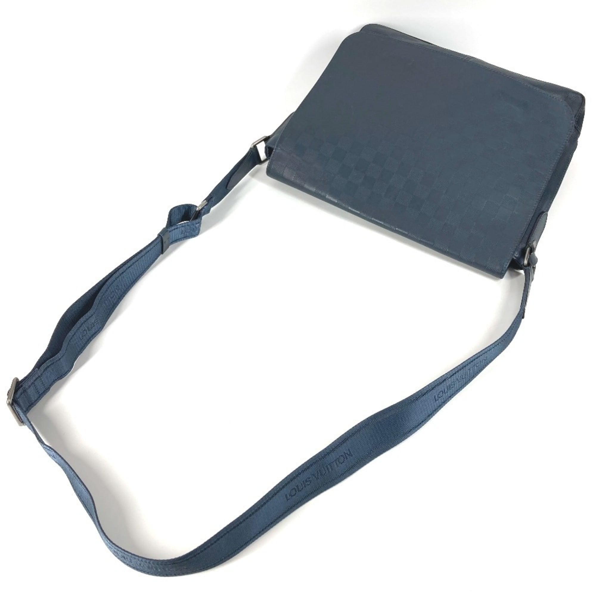 Louis Vuitton Damier Infini Navy Damier Infini Messenger Bag Shoulder Bag (Pre-Owned)