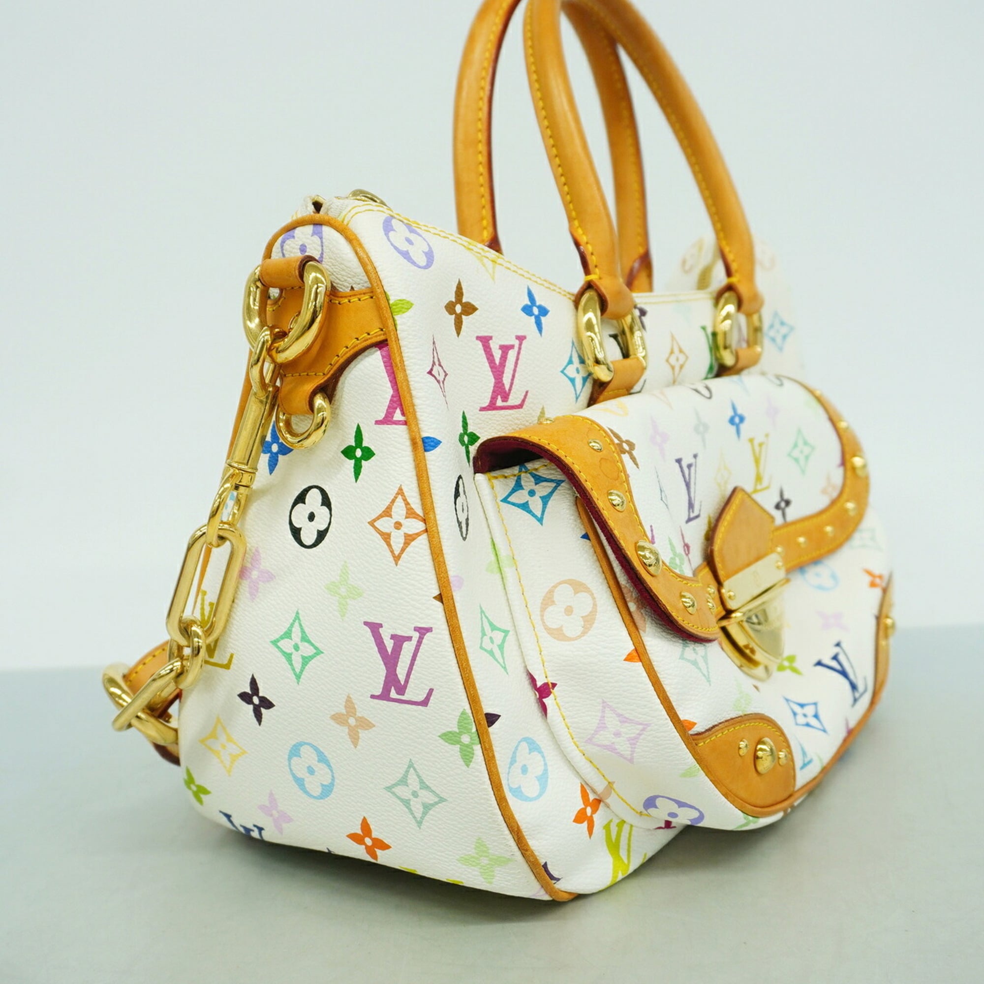 Louis Vuitton Blanc Handbag (Pre-Owned)
