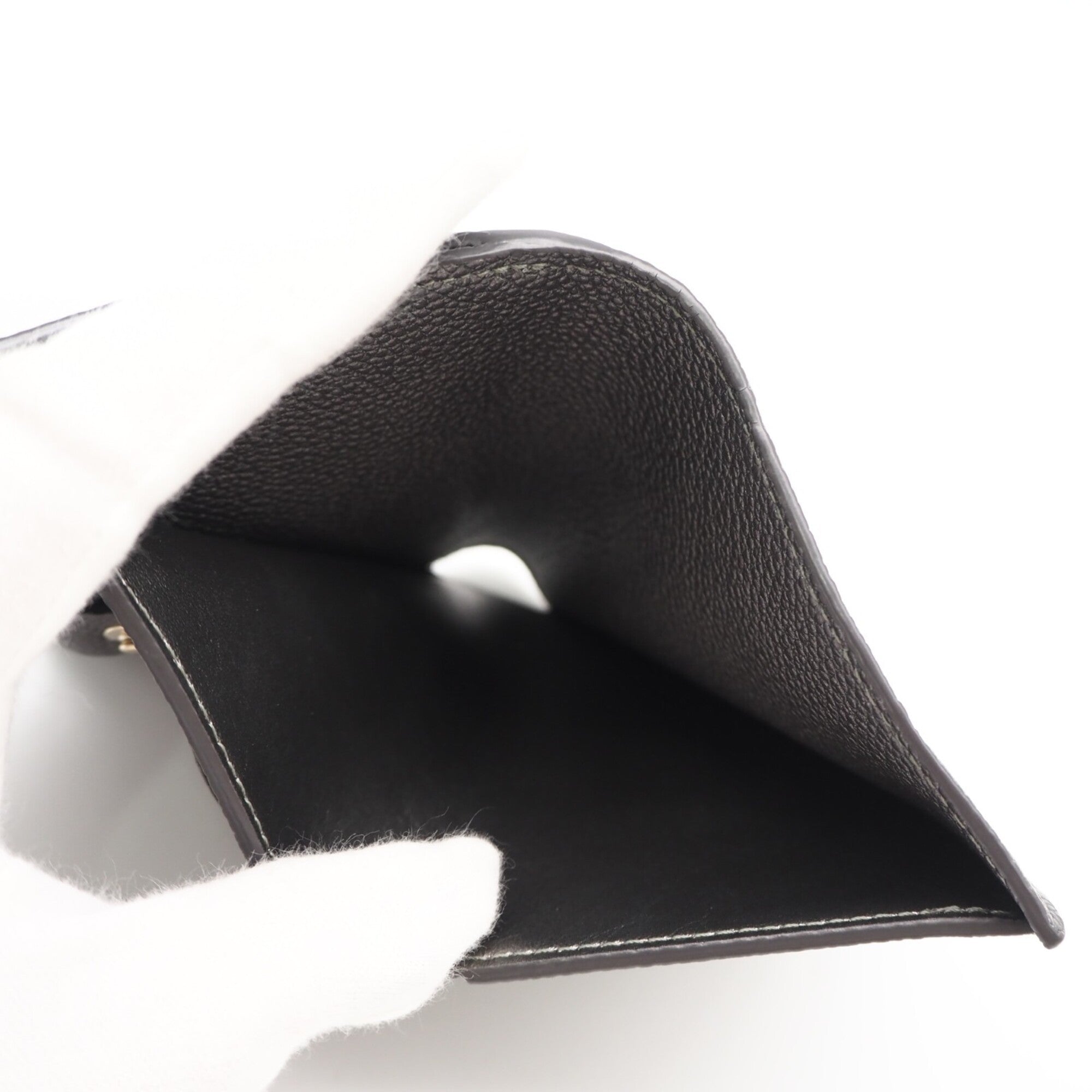 Louis Vuitton Silver Leather Wallet (Bi-Fold) (Pre-Owned)