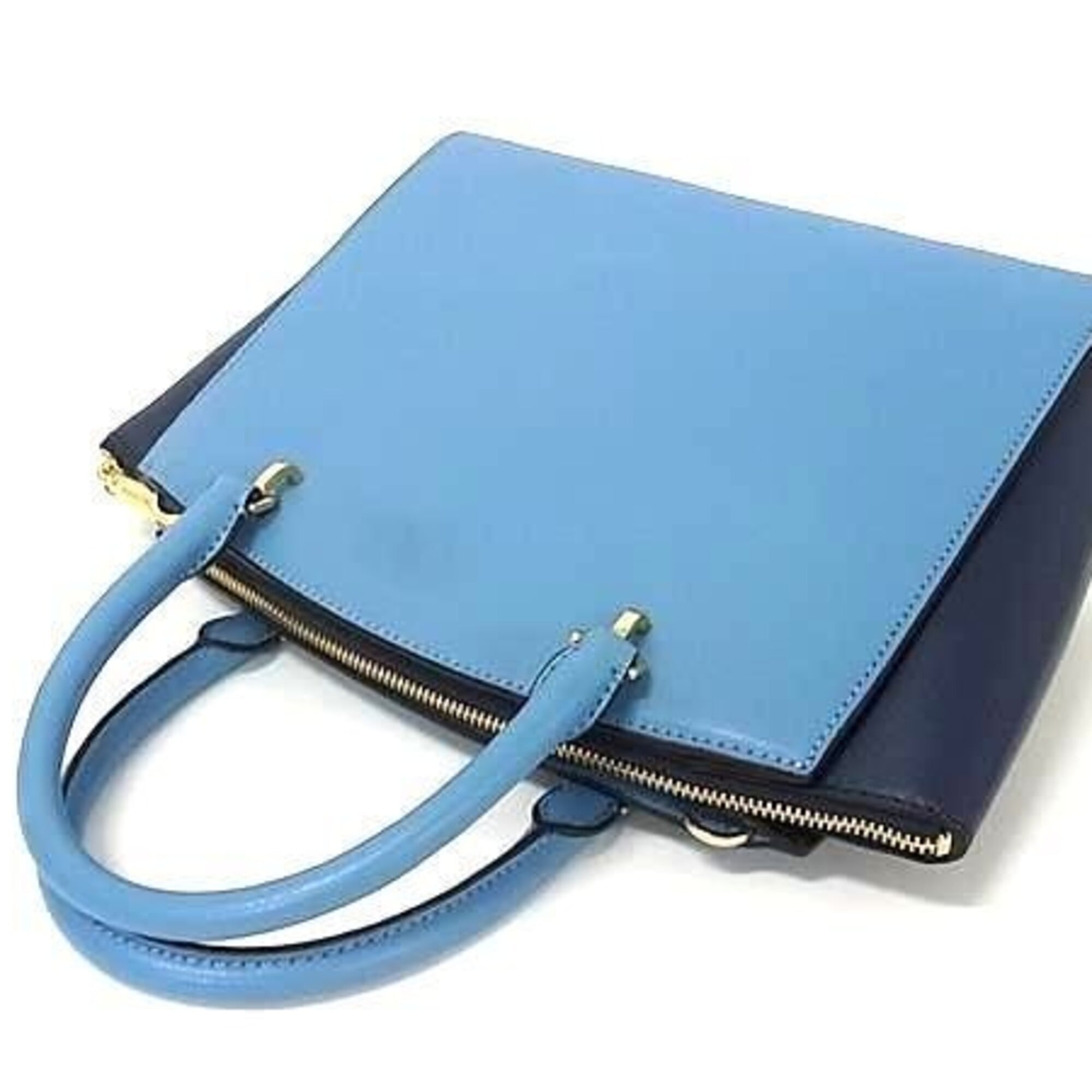 Michael Kors Blue Leather Handbag Shoulder Bag (Pre-Owned)