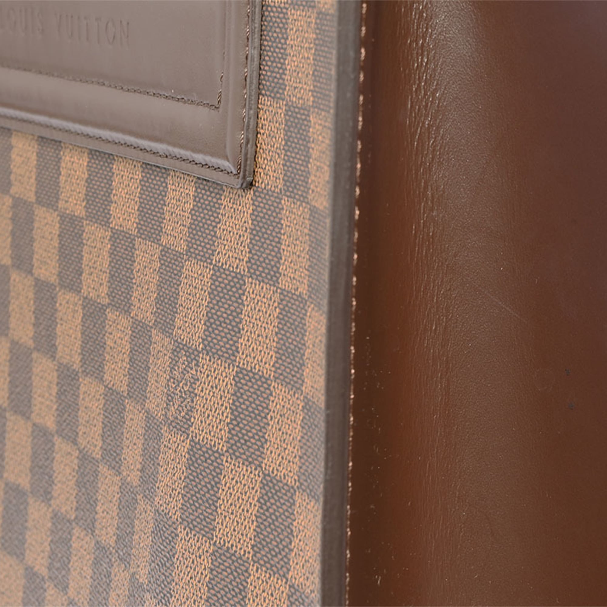 Louis Vuitton Damier Canvas Ebene Or Canvas Damier Canvas Handbag Tote Bag (Pre-Owned)