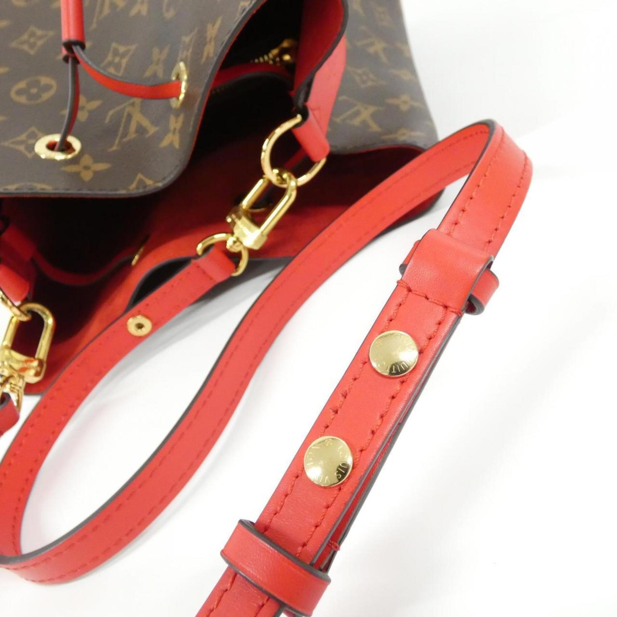 Louis Vuitton Monogram Coquelicots Marron Coated Canvas Shoulder Bag (Pre-Owned)