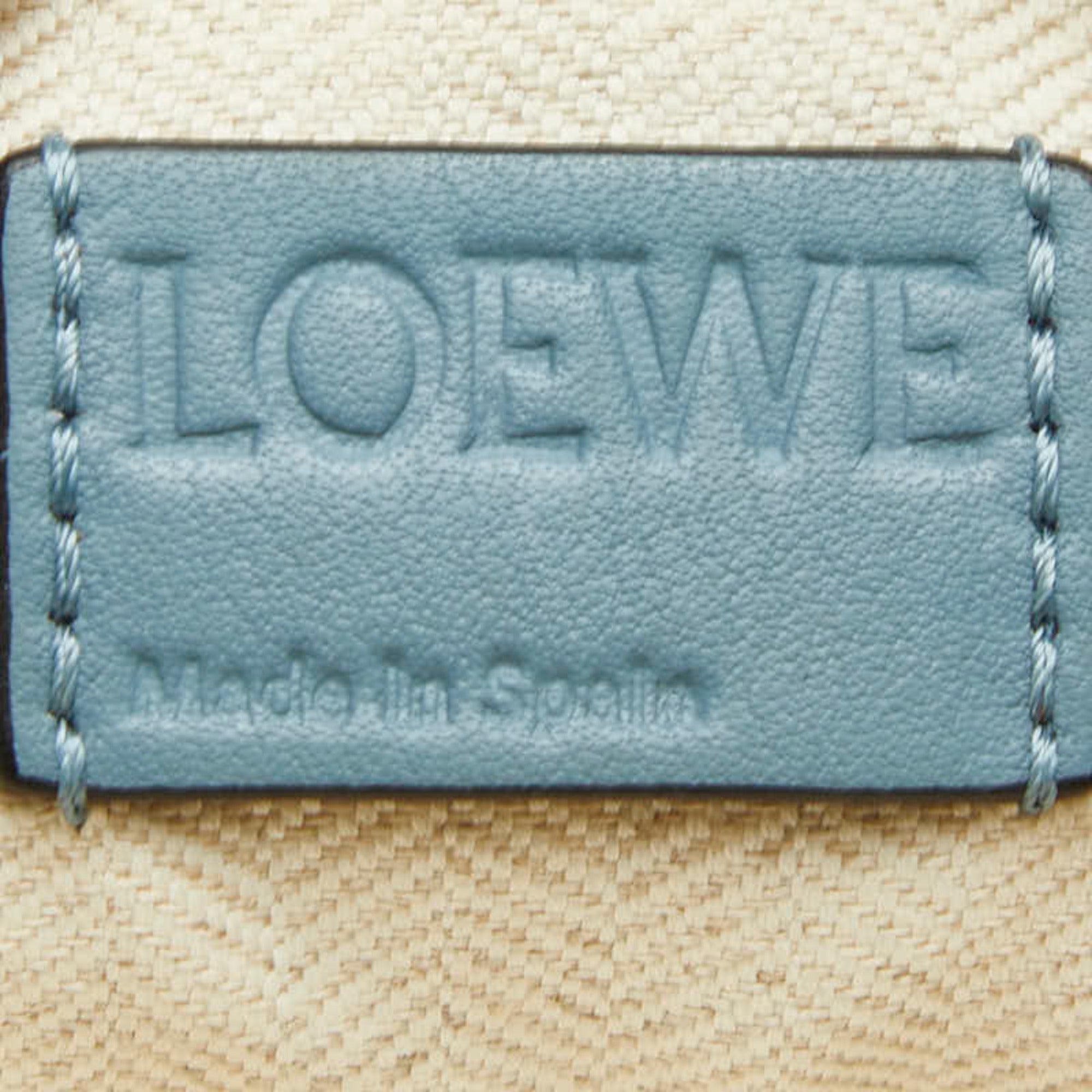 Loewe Blue Leather Shoulder Bag (Pre-Owned)