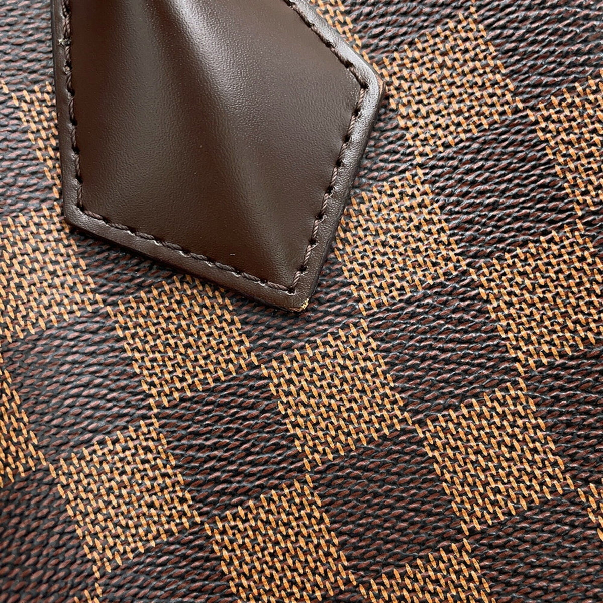 Louis Vuitton Damier Brown Damier Canvas Ebene Handbag Shoulder Bag Tote Bag (Pre-Owned)
