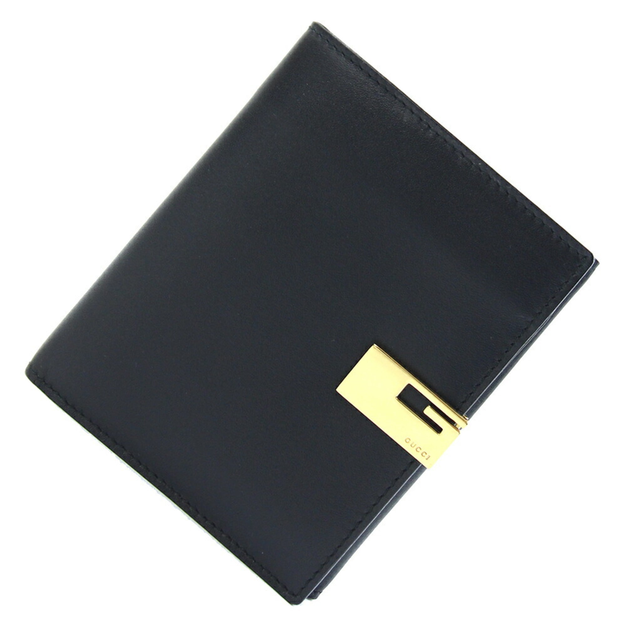 Gucci Black Leather Wallet (Bi-Fold) (Pre-Owned)