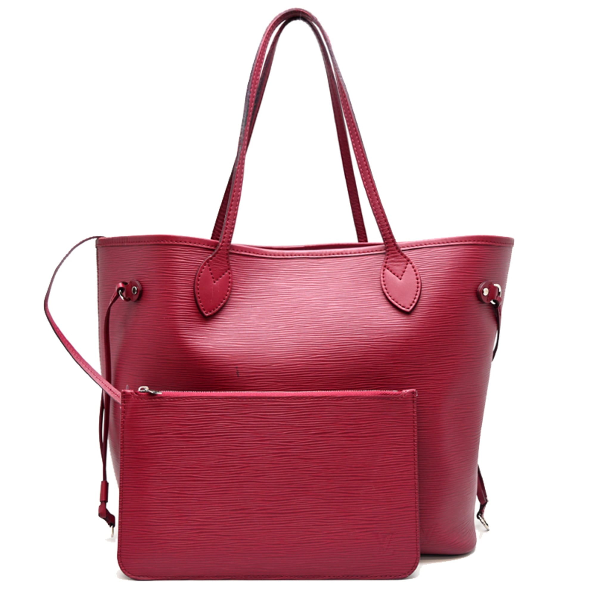 Louis Vuitton Carmine Epi Leather Pouch Tote Bag (Pre-Owned)
