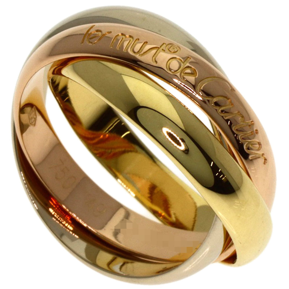 Cartier Trinity Yellow Gold (18K) Pink Gold (18K) White Gold (18K) Band Ring (Pre-Owned)