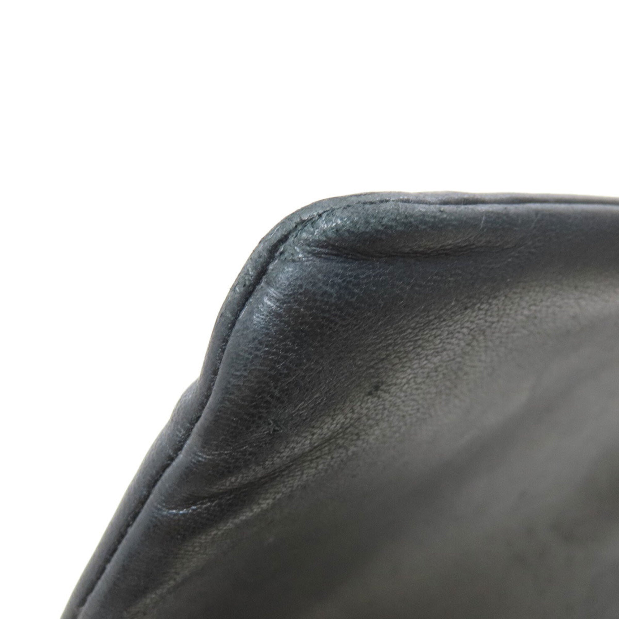 Loewe Black Leather Pouch (Pre-Owned)
