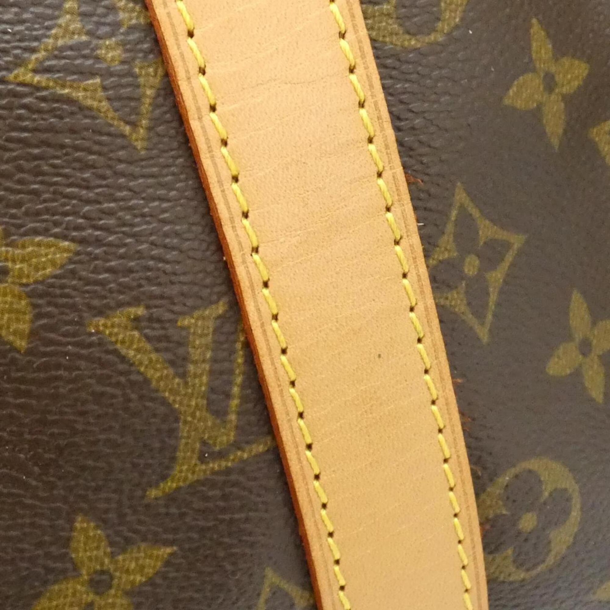 Louis Vuitton Monogram Marron Coated Canvas Handbag (Pre-Owned)