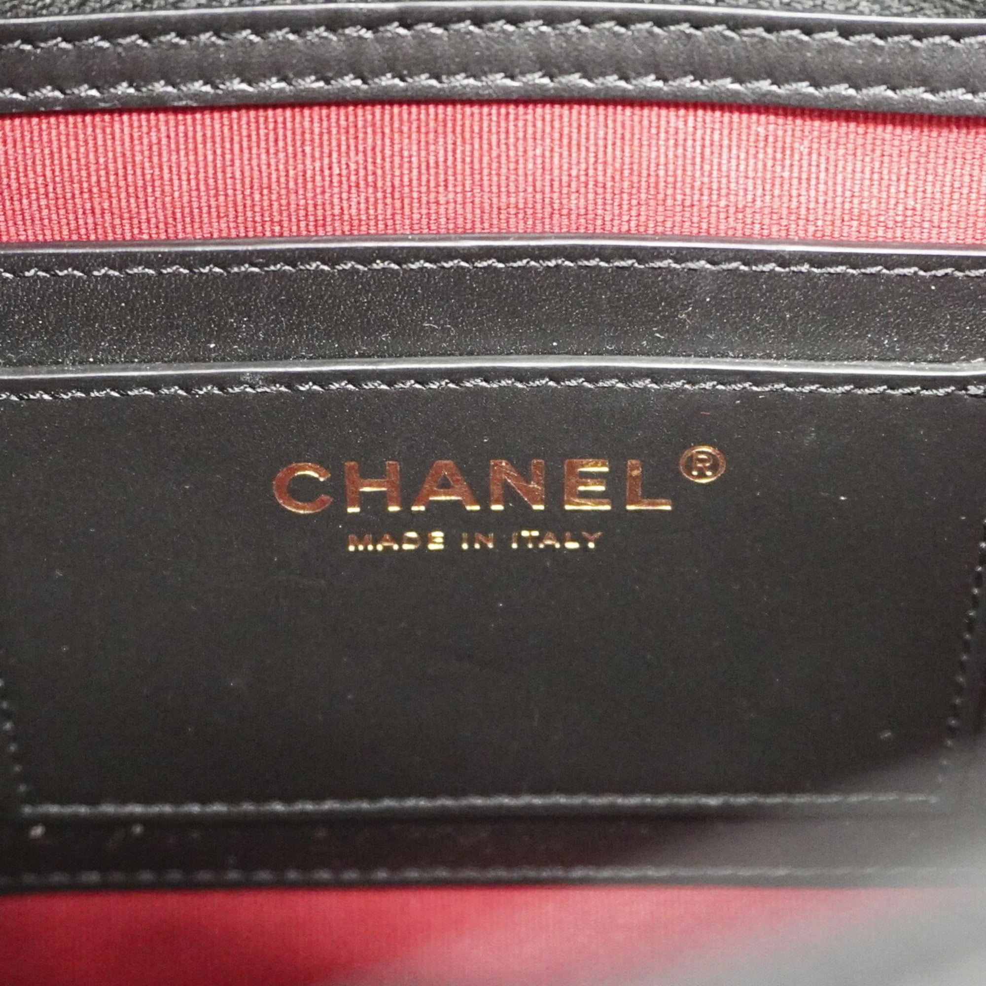 Chanel Black Grained Calfskin Backpack (Pre-Owned)
