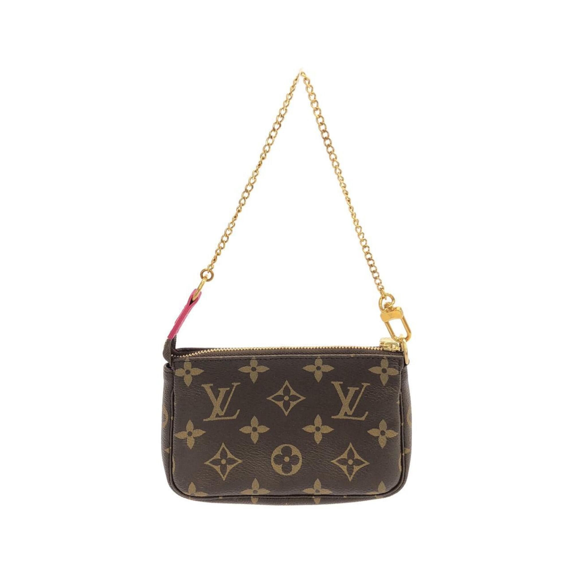 Louis Vuitton Brown Coated Canvas Pochette Pouch (Pre-Owned)