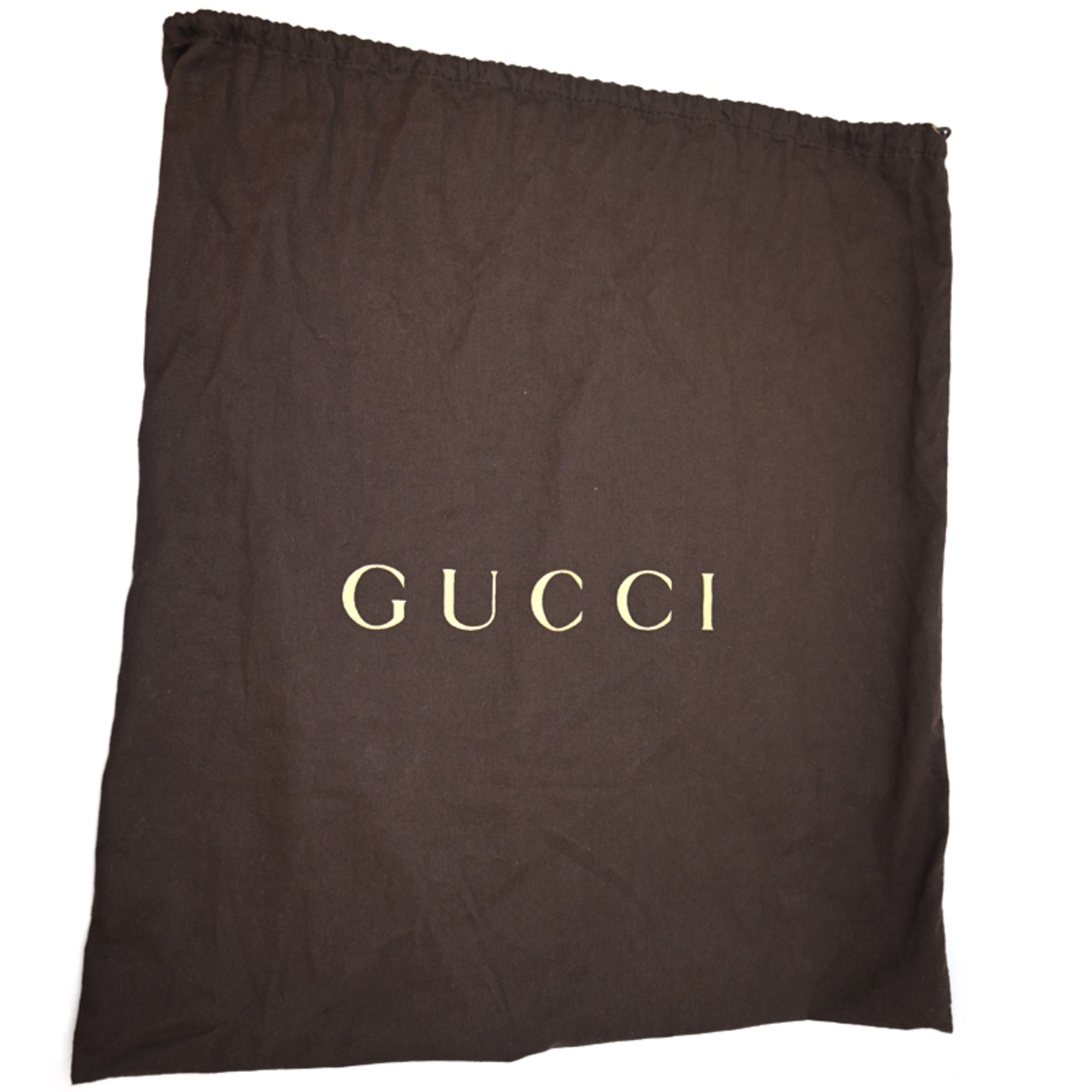 Gucci Gold Leather Shoulder Bag (Pre-Owned)