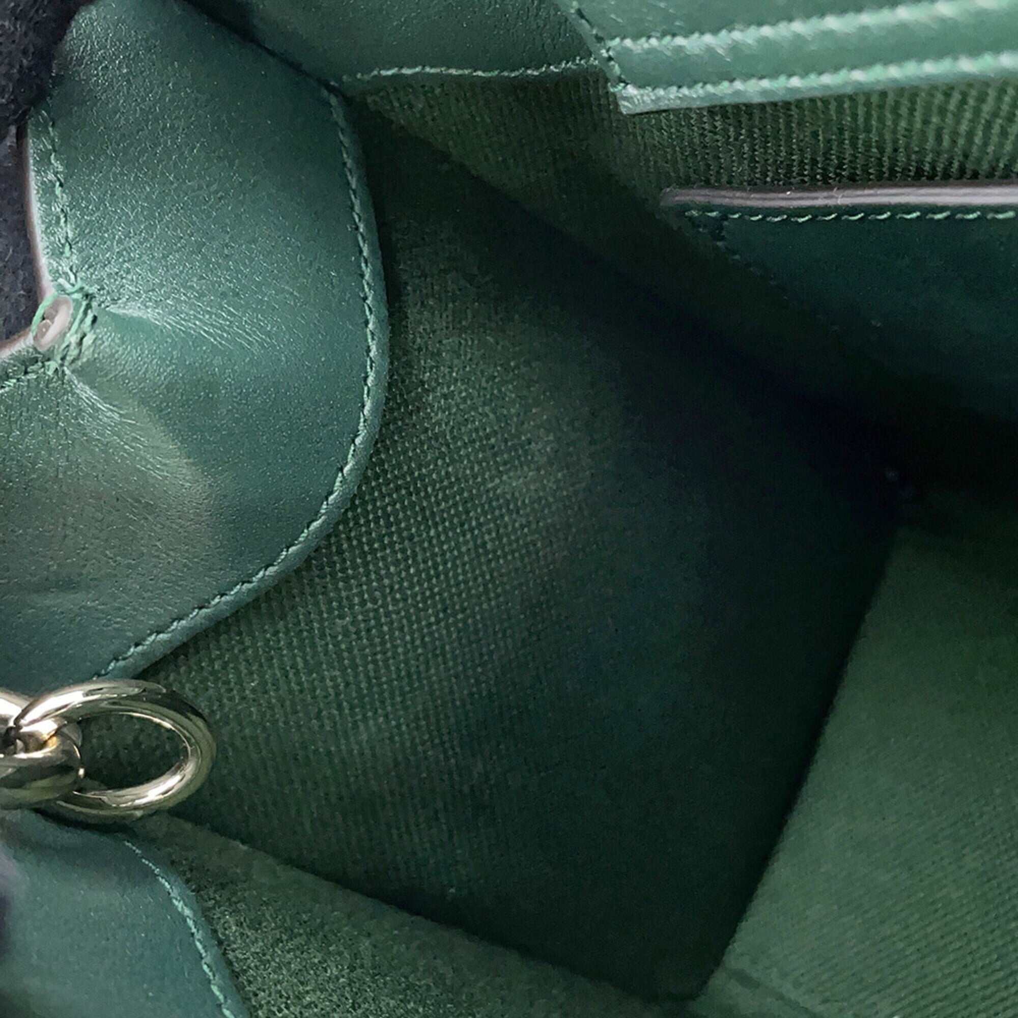 Gucci Green Leather Handbag (Pre-Owned)