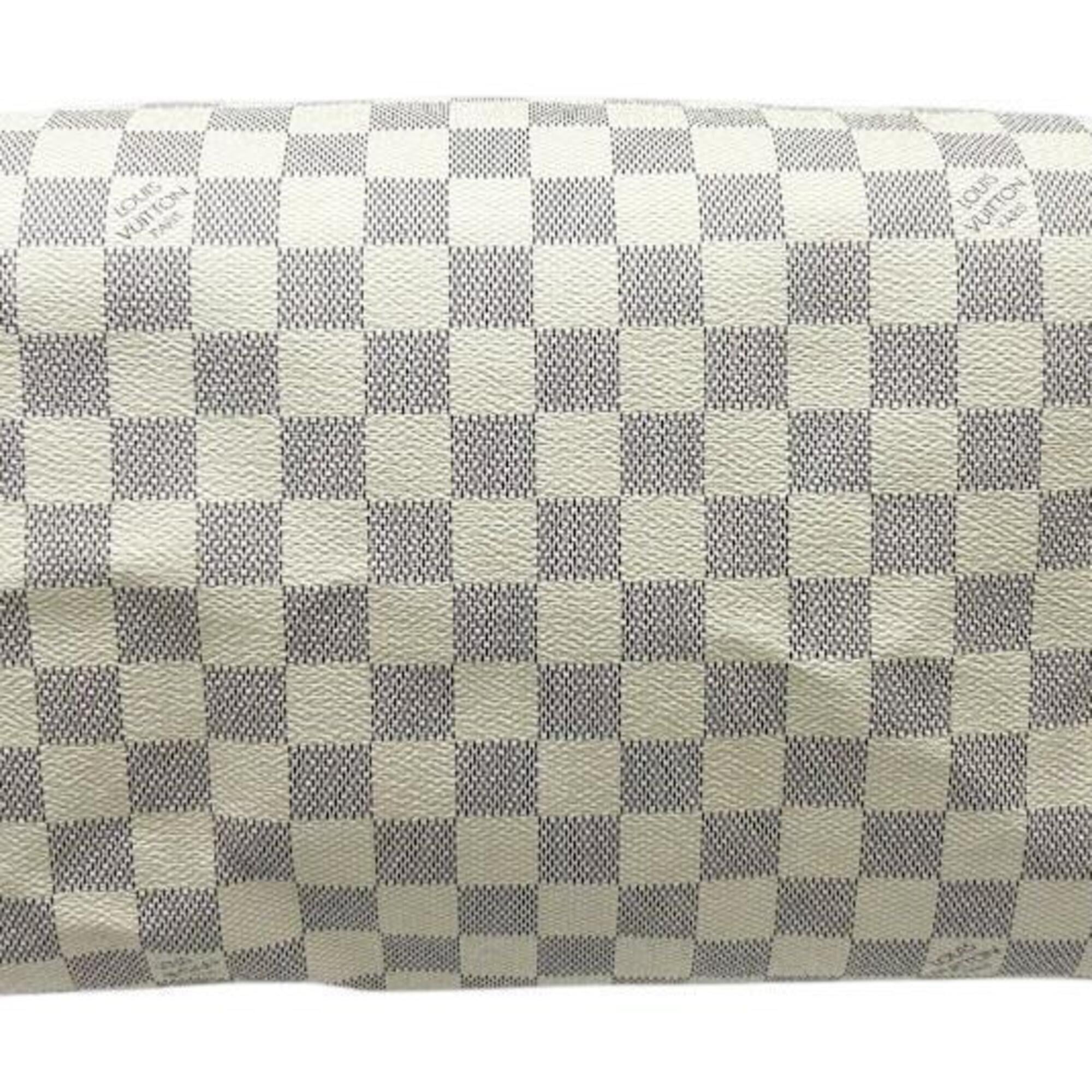 Louis Vuitton White Damier Azur Handbag (Pre-Owned)